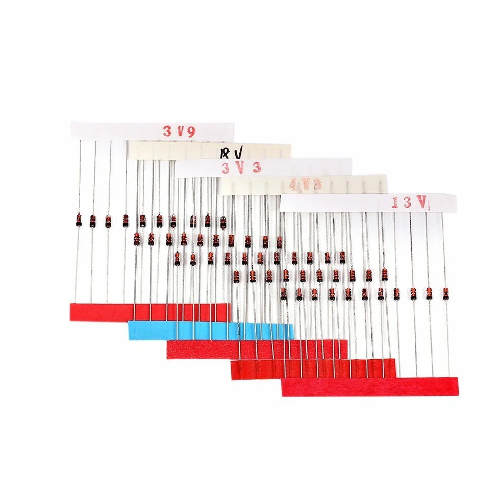 DollaTek 300Pcs (2V ~ 39V) 30 Werte 1 / 2W 0.5W Zener Diode Set gemischte Sortiment KIT