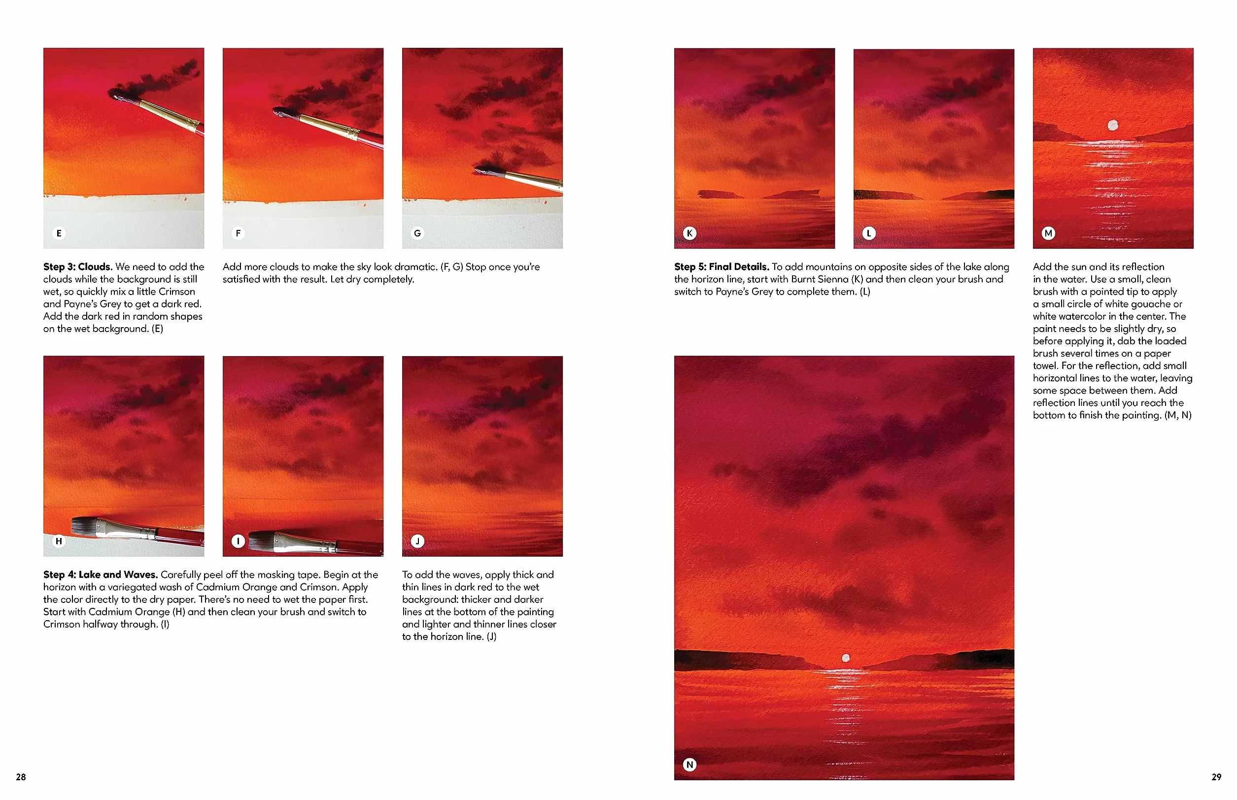 Bold and Beautiful Watercolor Skies: Learn to Paint Stunning Clouds, Sunsets, Galaxies, and More - A Master Class for Beginners