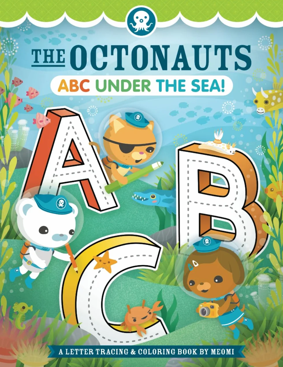 The Octonauts ABC Under the Sea!: A Letter Tracing & Coloring Book by Meomi