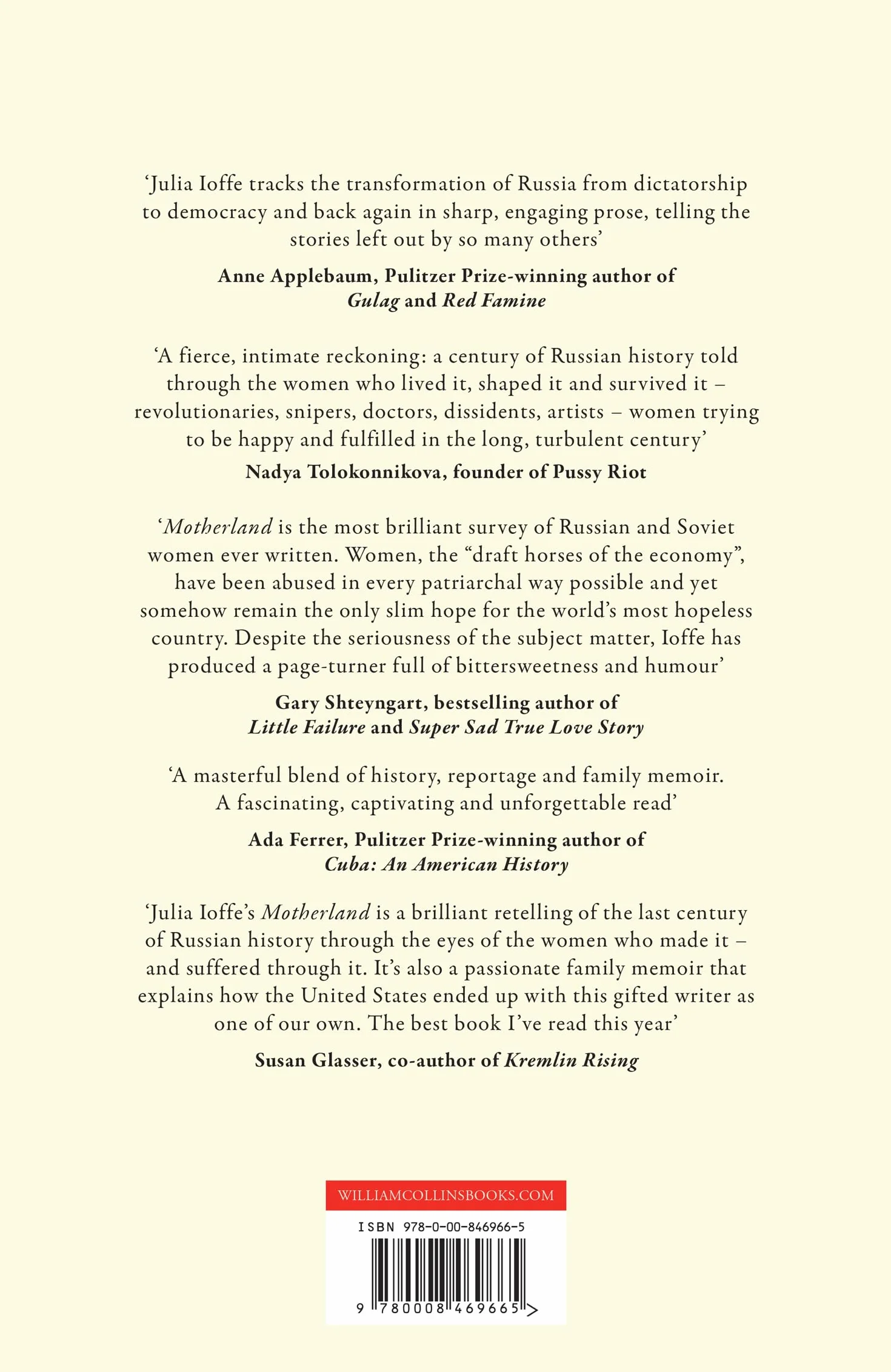 Motherland: A Feminist History of Modern Russia, From Revolution to Autocracy