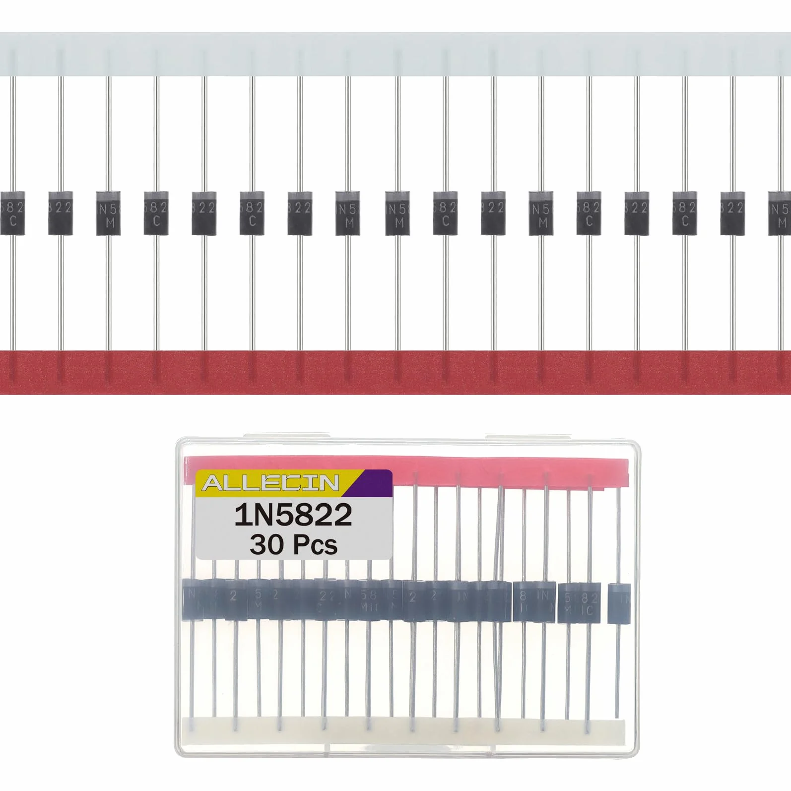Schottky Diody 1N5822 3A 40V DO-201AD 30 sztuk