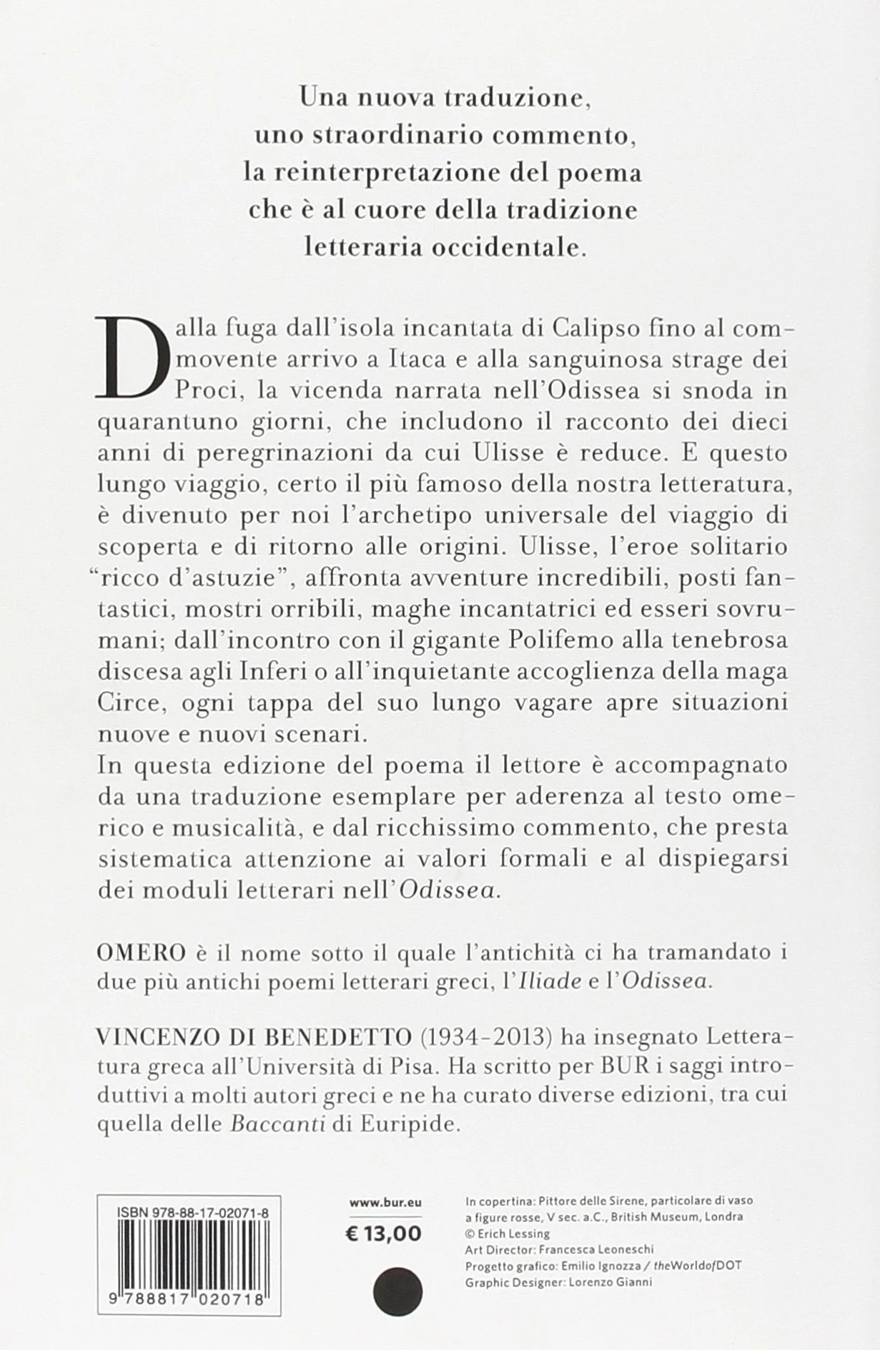 Odissea. Testo greco a fronte