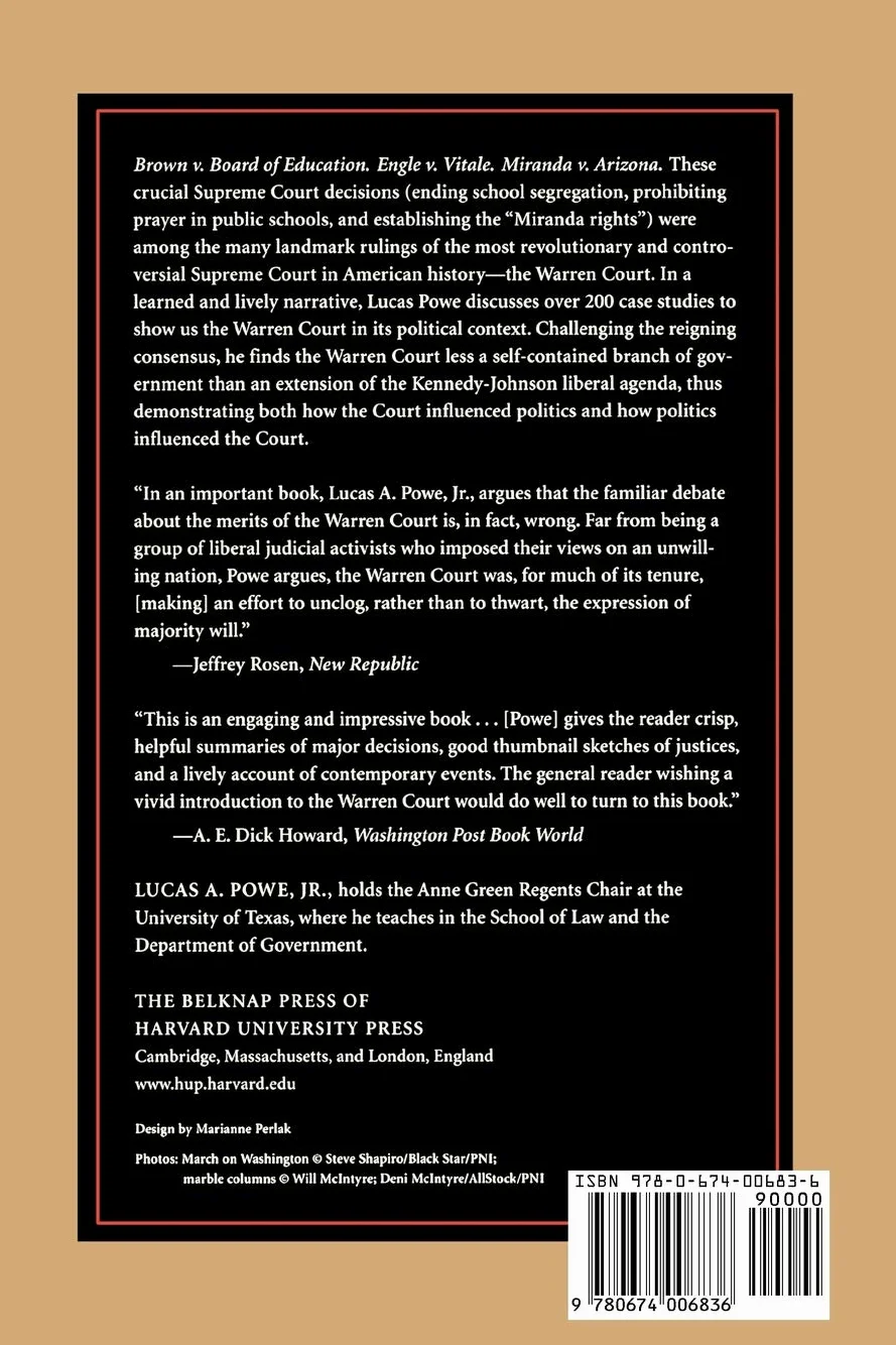 The Warren Court and American Politics
