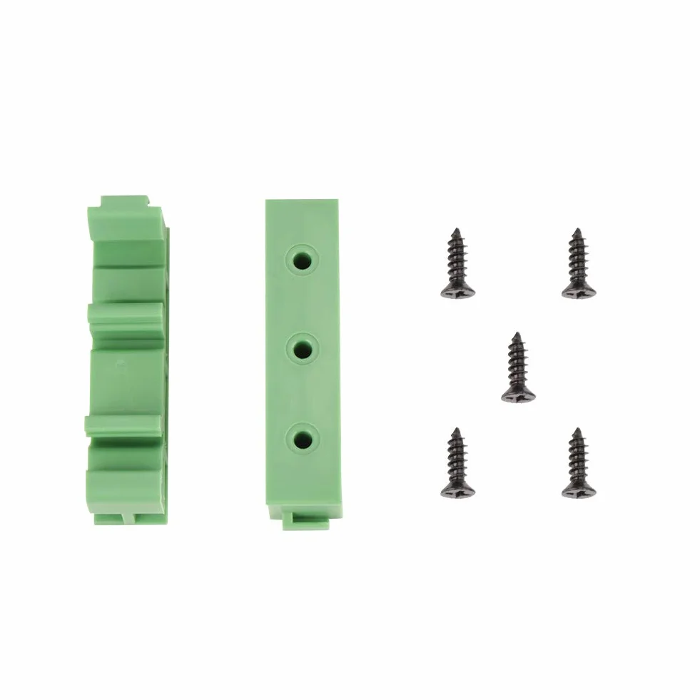 Keenso IDC10P Breakout Board 10 Pin listwa z pinami uchwyt szyny DIN moduł interfejsu PLC