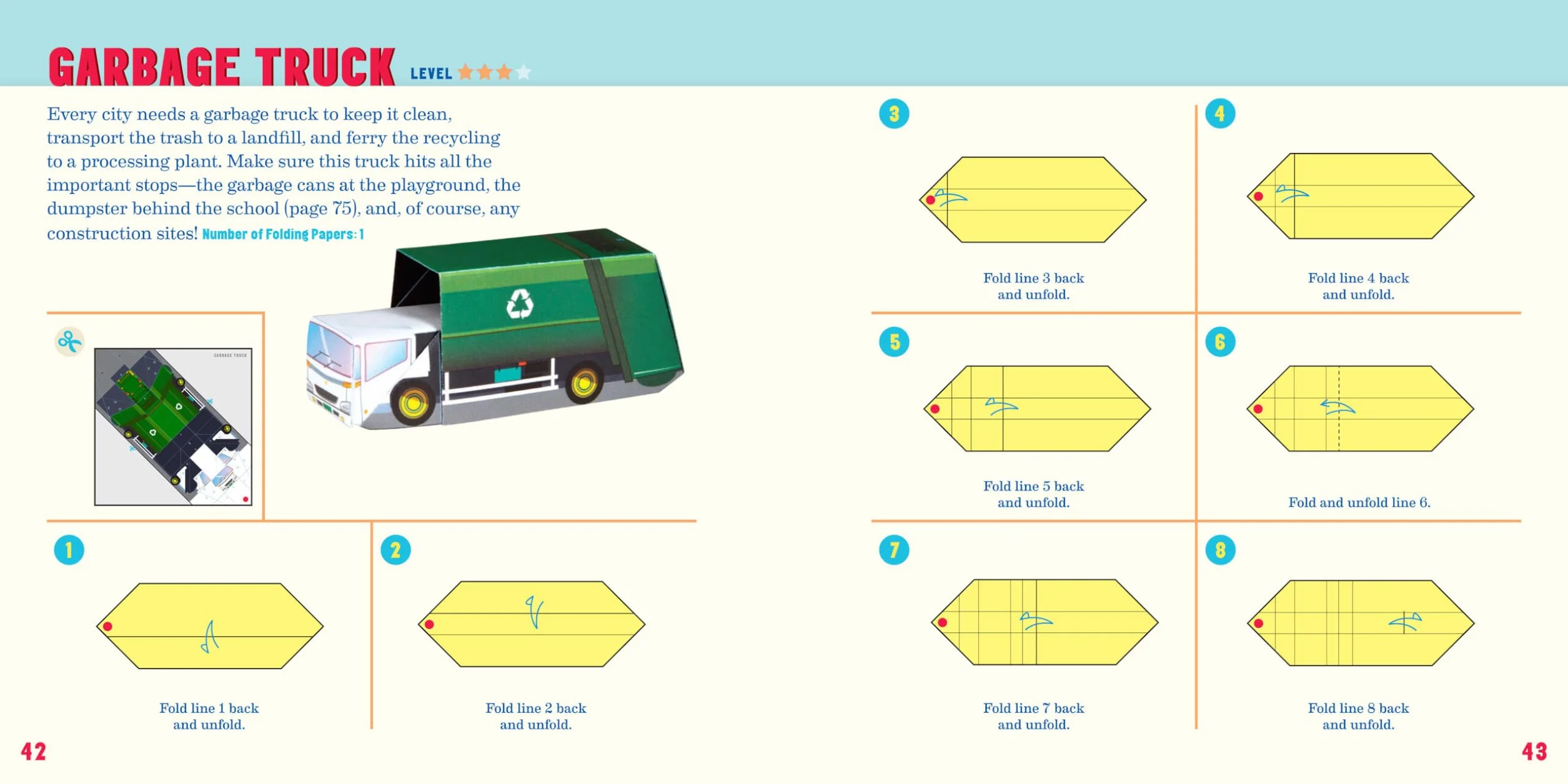 Origami City: A Fold-By-Number Book: Includes 75 Models and a Foldout Paper Mat