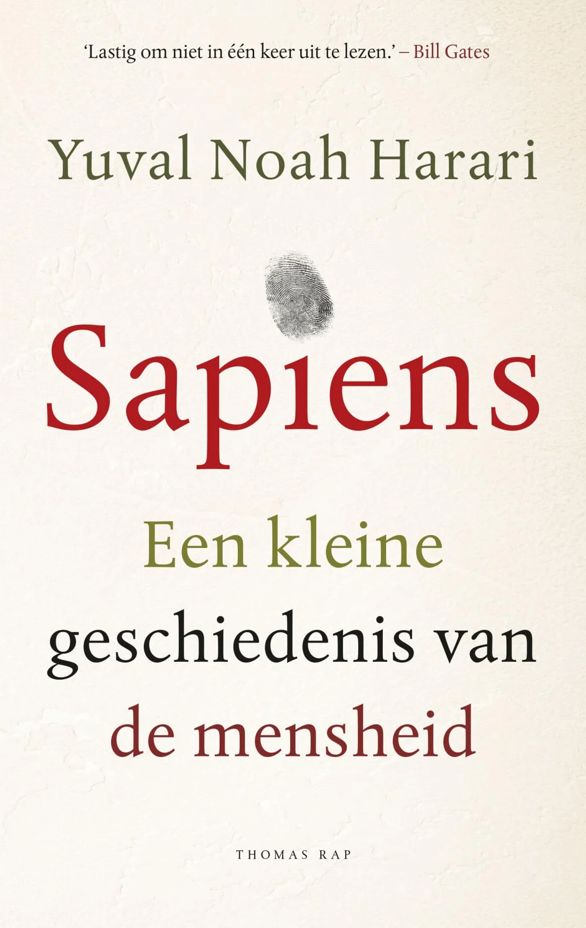 Sapiens: een kleine geschiedenis van de mensheid