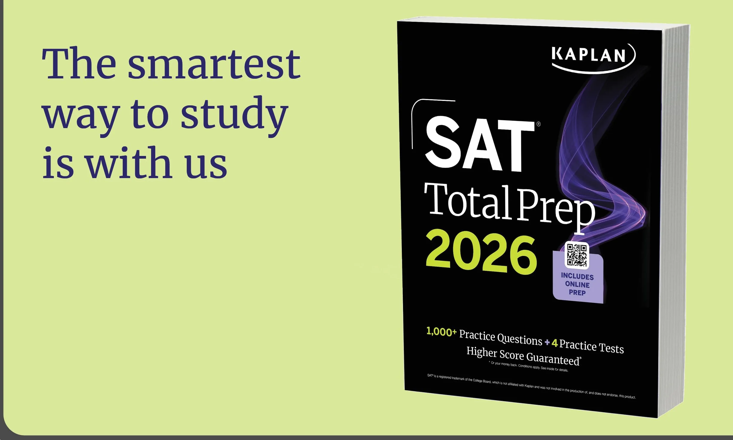 SAT Total Prep 2026: Includes 4 Full Length Practice Tests, 1,100+ Practice Questions + 1 Year Access to Online Quizzes and Video Lessons and Tutorials