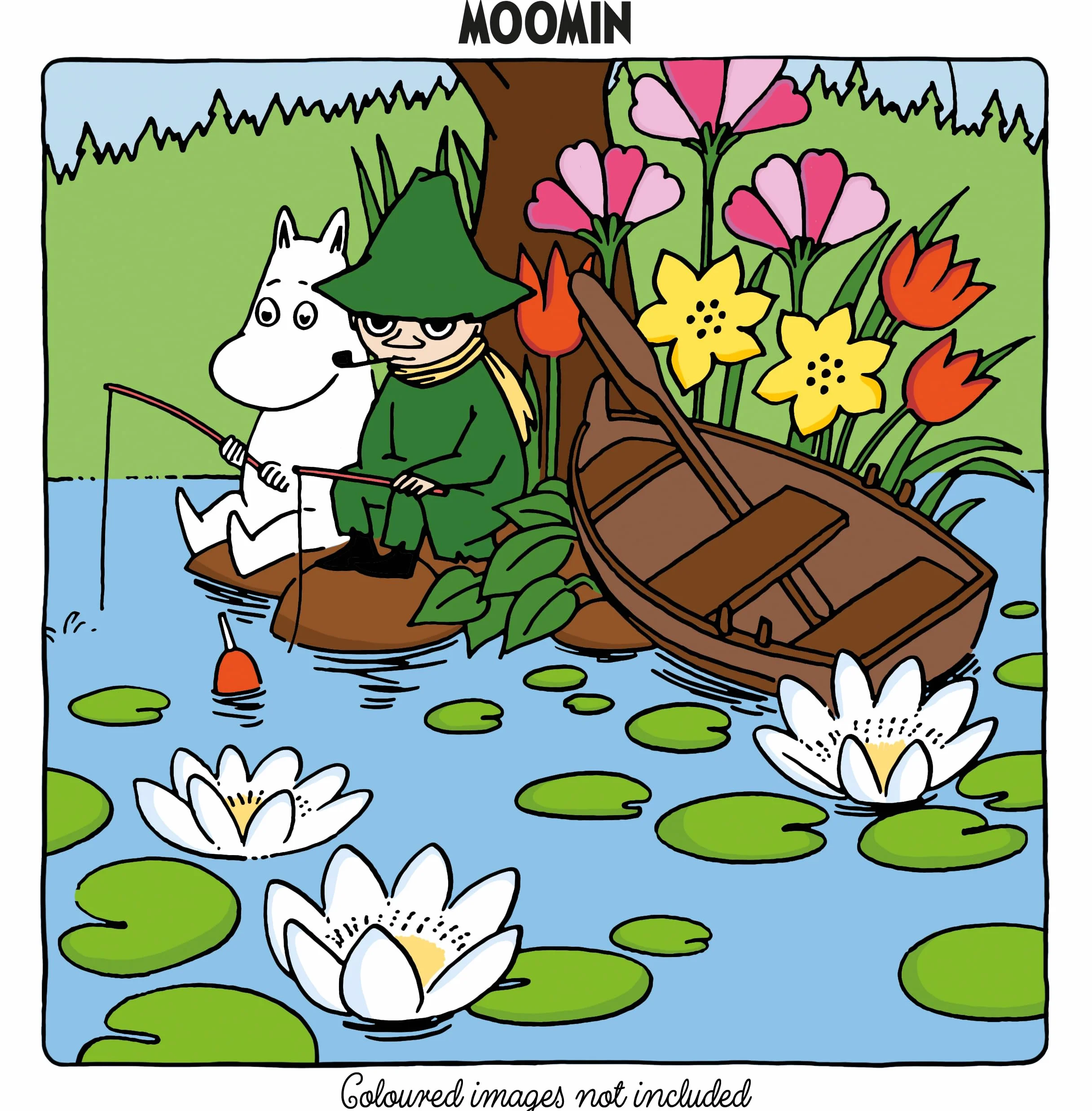 Moomin Moments: A Cute and Cosy Colouring Book for All Ages
