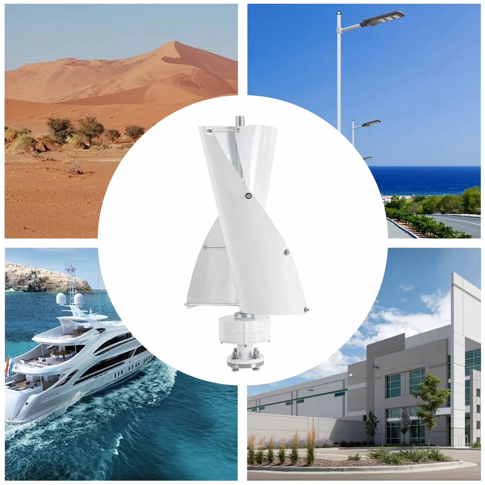 Turbina wiatrowa 24 V, zestaw do generowania energii, 500 W, oś lewitacji magnetycznej pionowa, turbina wiatrowa ze stopu aluminium, energia wiatrowa do domu, generator wiatrowy ze sterownikiem