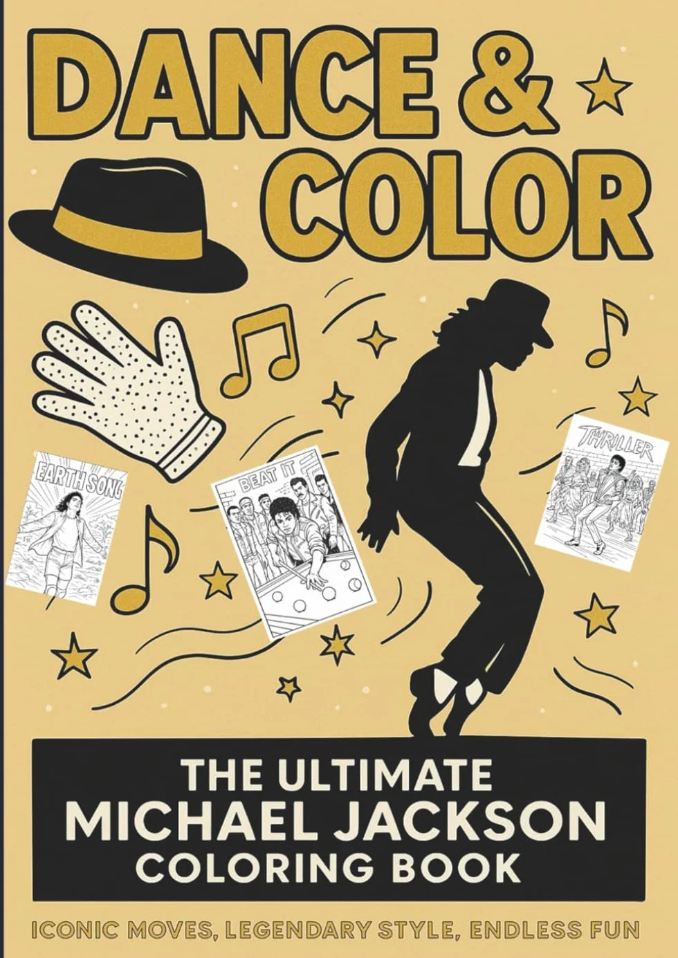 Michael Jackson Coloring Book: Iconic Moves, Legendary Style