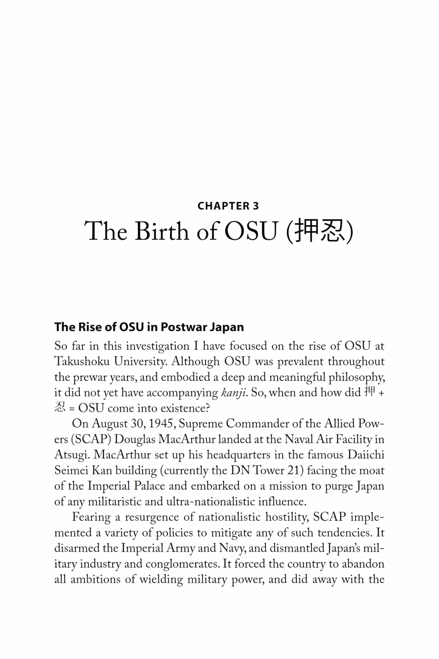 Karate's Universal Codeword: The Mysterious Origins, Meaning and Usage of the Word Osu in the Martial Arts