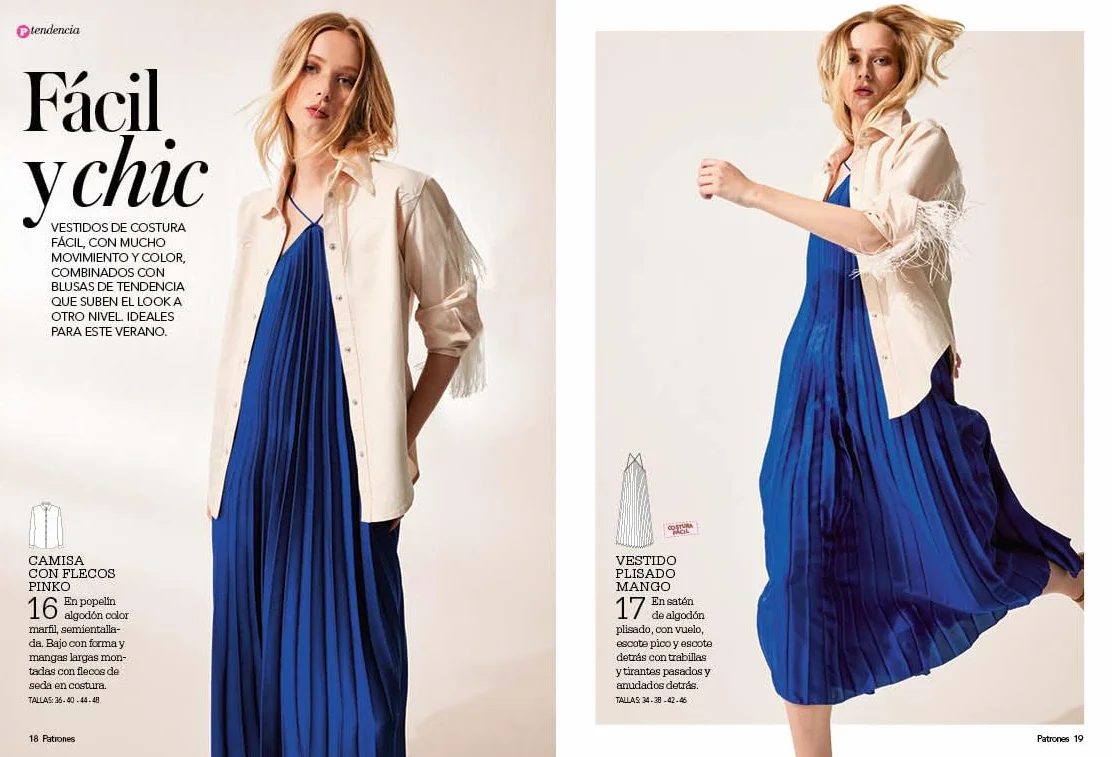 Revista Patrones #470 moda verano