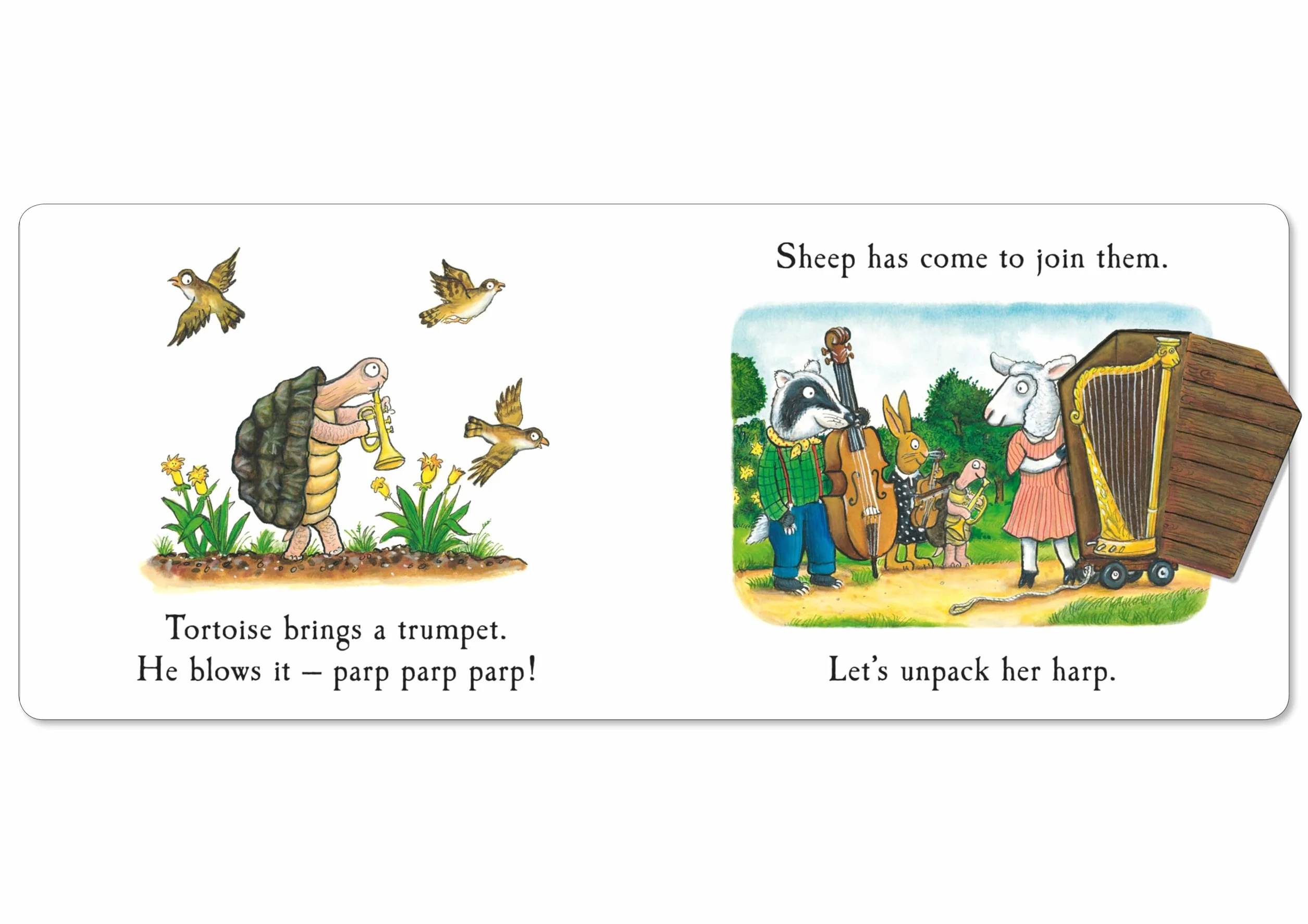 Badger's Band: A Lift-the-flap Story
