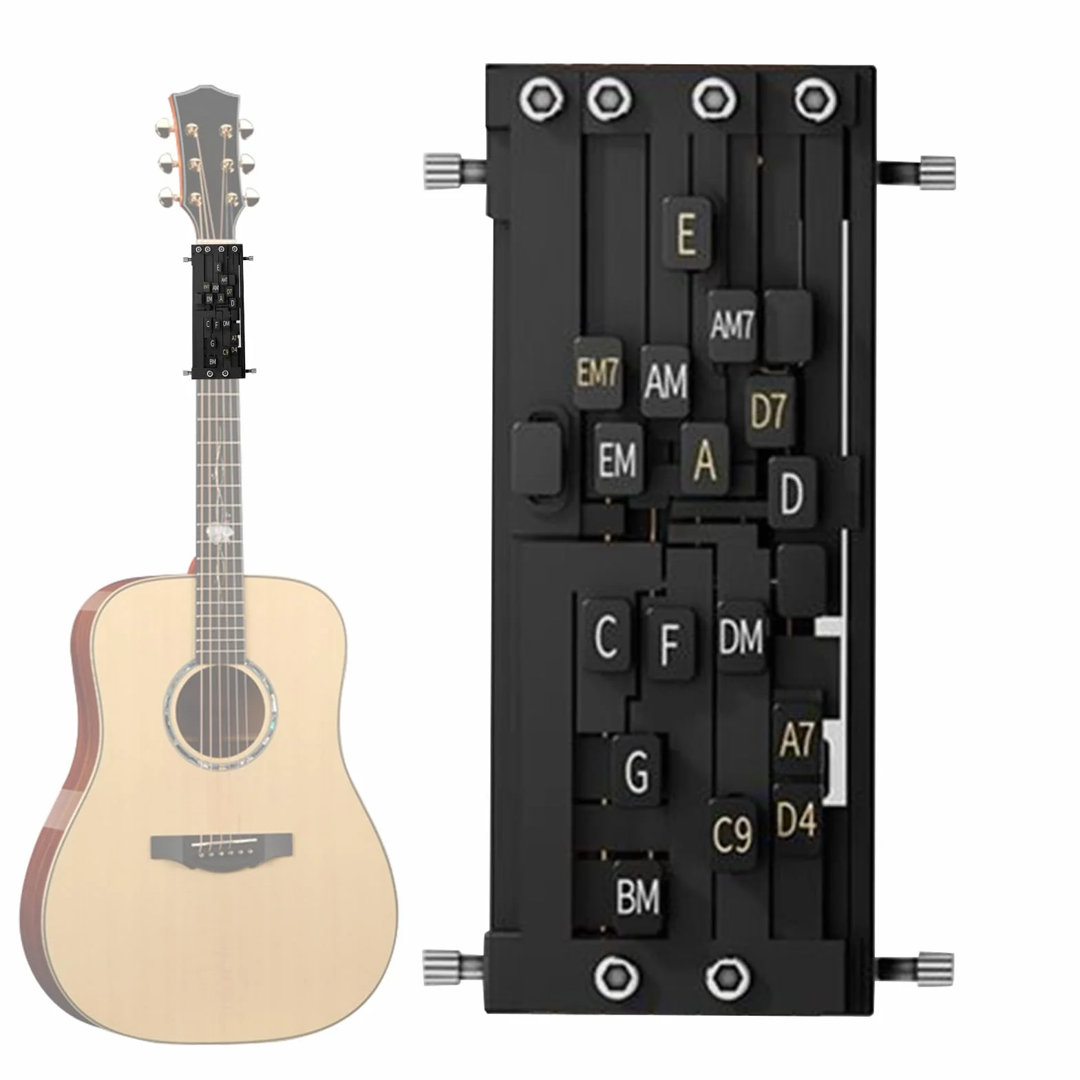 Kieszonkowy trener akordów gitarowych dla początkujących