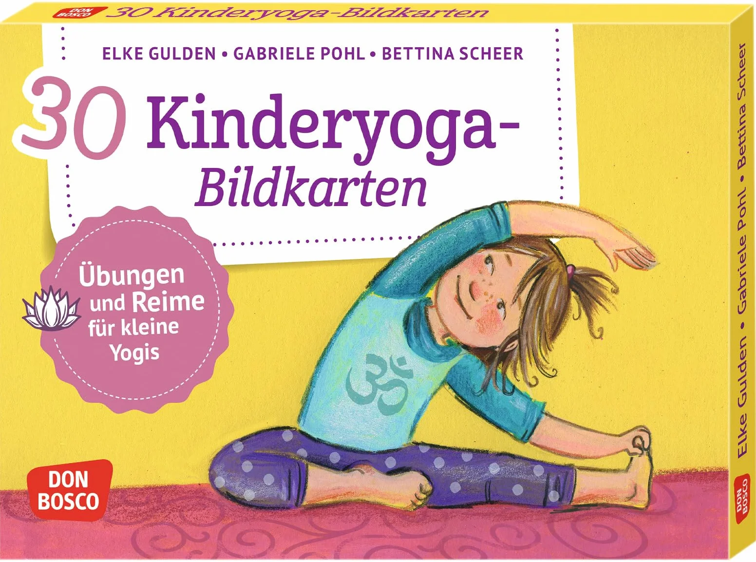 30 Kinderyoga-Bildkarten: Übungen und Reime für kleine Yogis