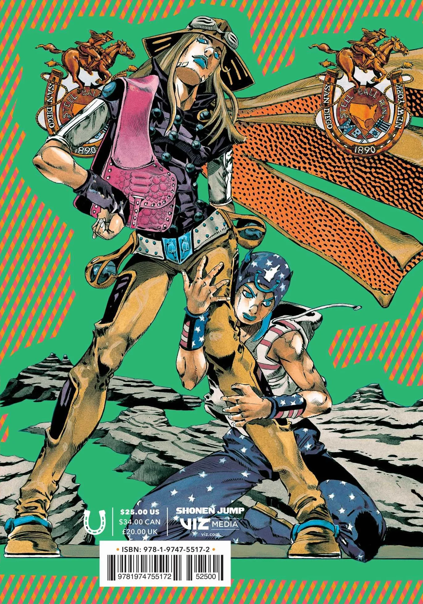 Jojo's Bizarre Adventure: Part 7--Steel Ball Run, Vol. 2