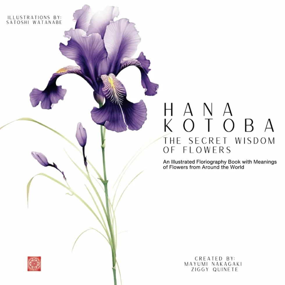 Hana Kotoba: The Secret Wisdom of Flowers - Illustrated Floriography Book with Meanings of Flowers
