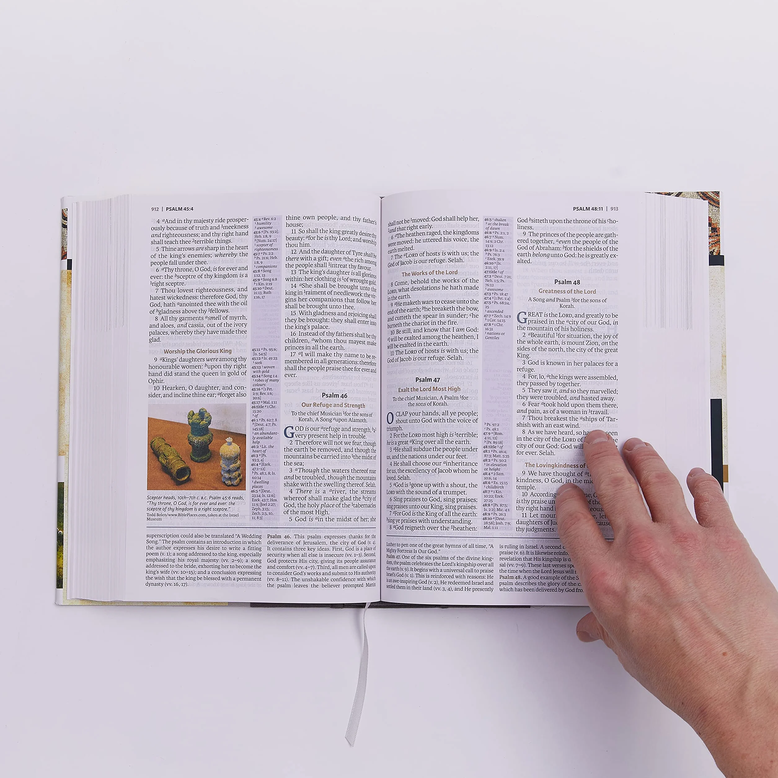 The King James Study Bible Imitation Leather Brown Full-Color Edition