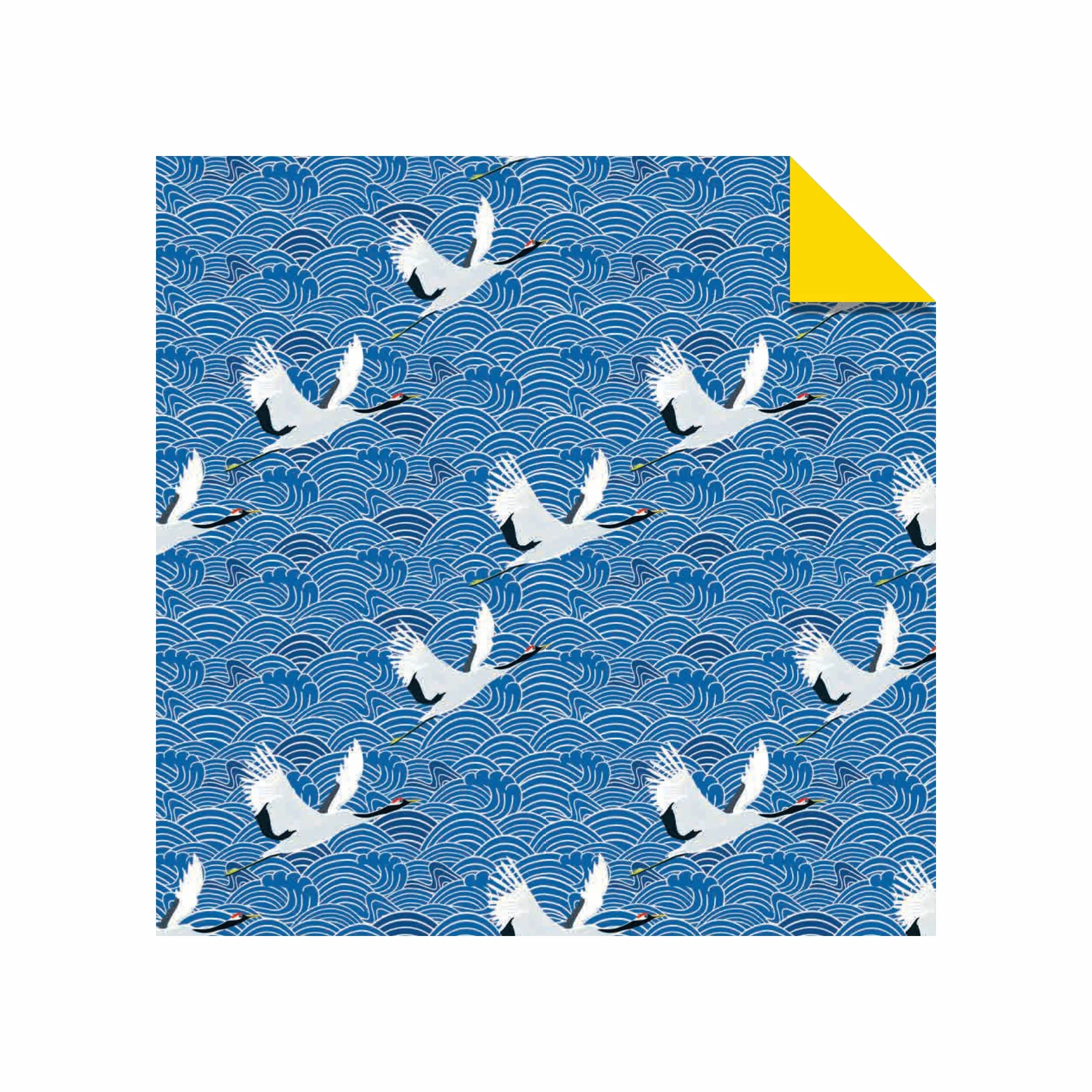 Origami Paper 200 Sheets 6" (15 cm) Double Sided Blue White Patterns 12 Designs