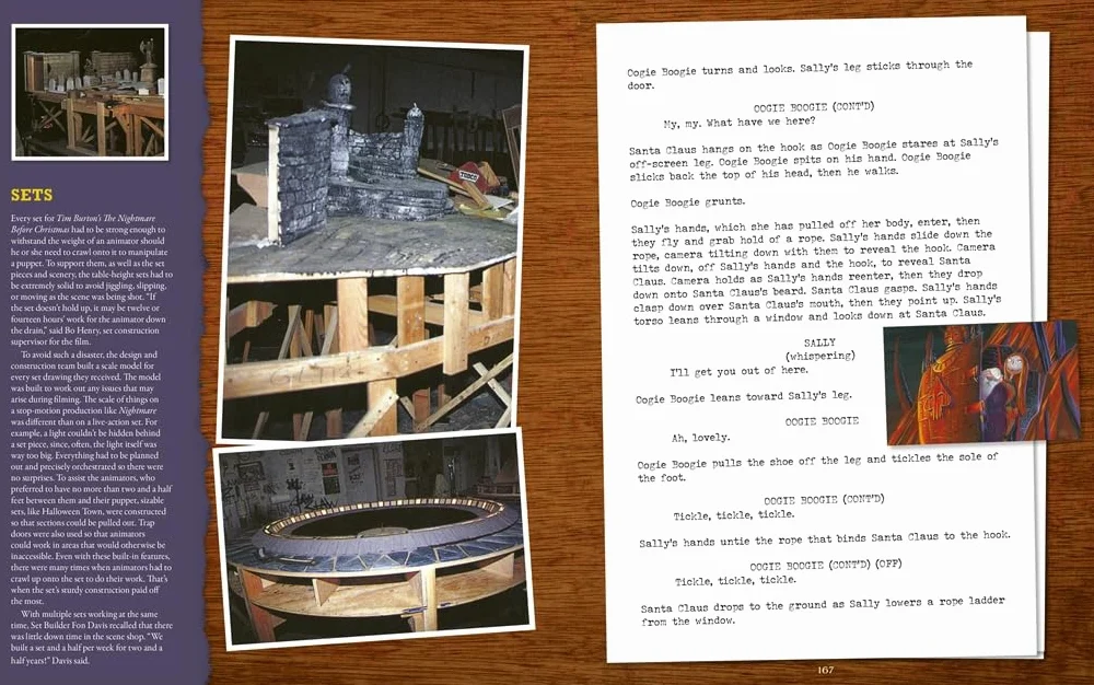 Disney Tim Burton's The Nightmare Before Christmas: The Full Film Script : With stunning production art, director's commentary and song lyrics
