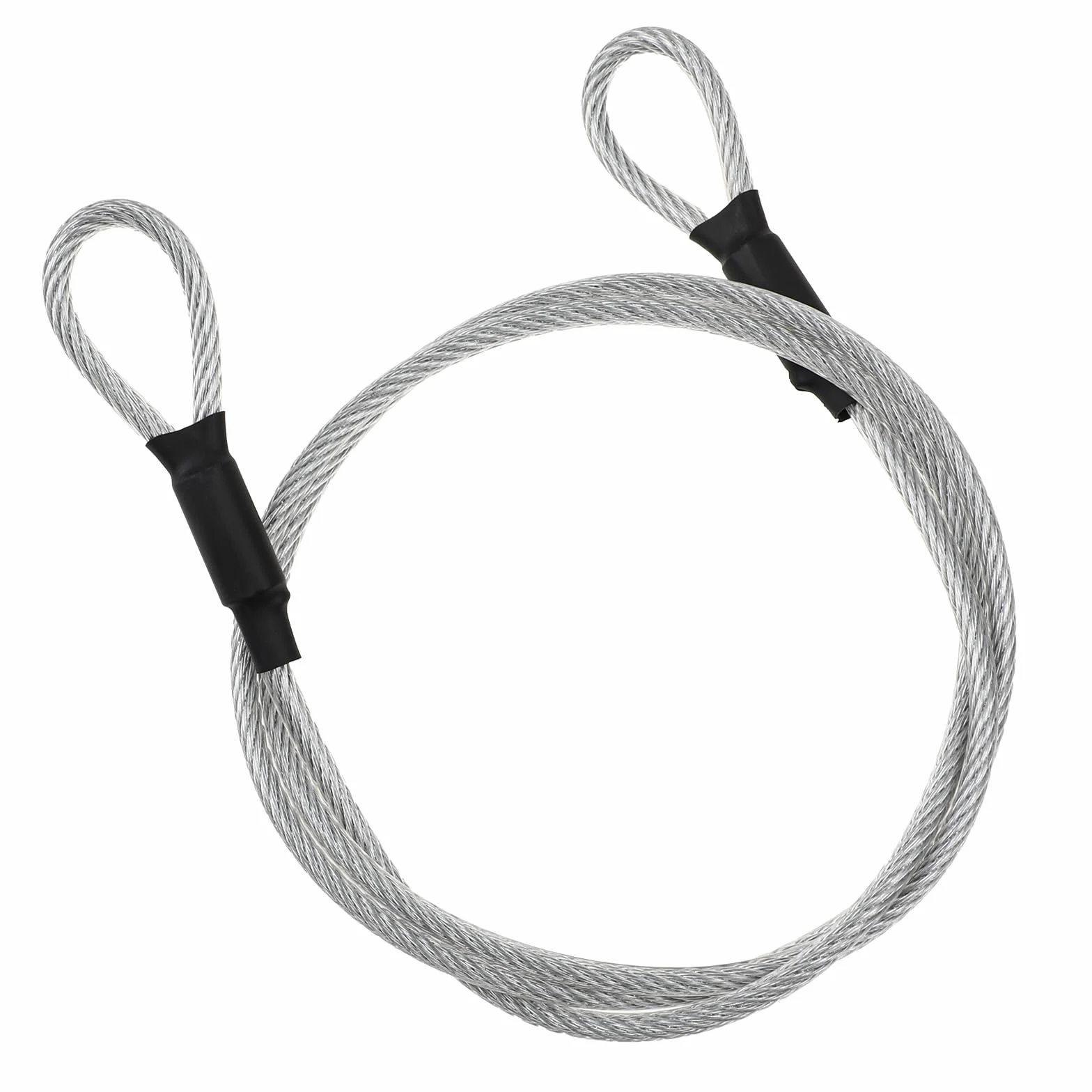 5 mm kabel bezpieczeństwa ze stali nierdzewnej podwójna pętla stalowa lina druciana plecione kable zabezpieczające z powłoką winylową elastyczna lina druciana do