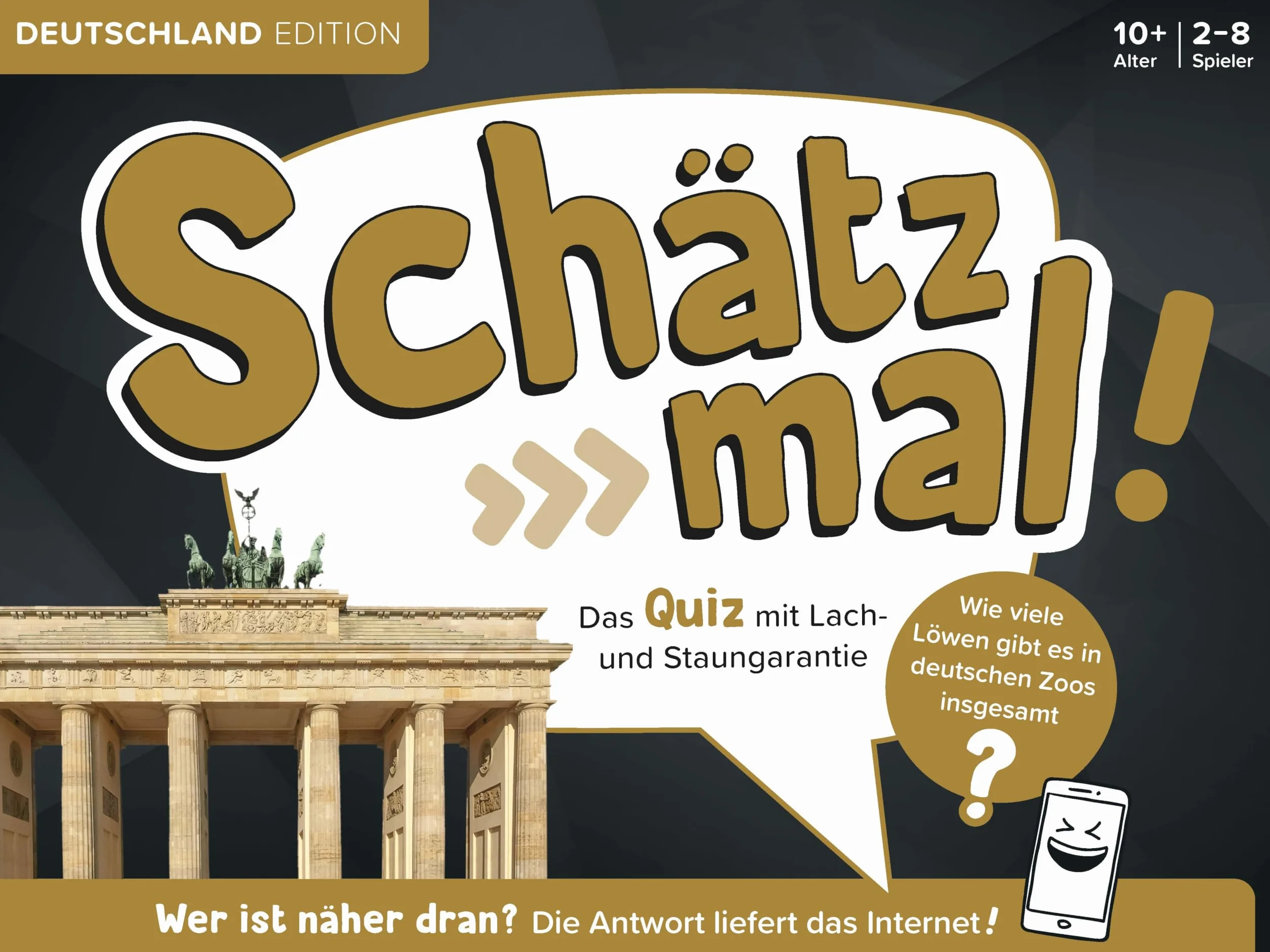 Schätz mal! Deutschland Edition: Quiz ab 10 Jahre, 2-8 Spieler, Spiele-Block