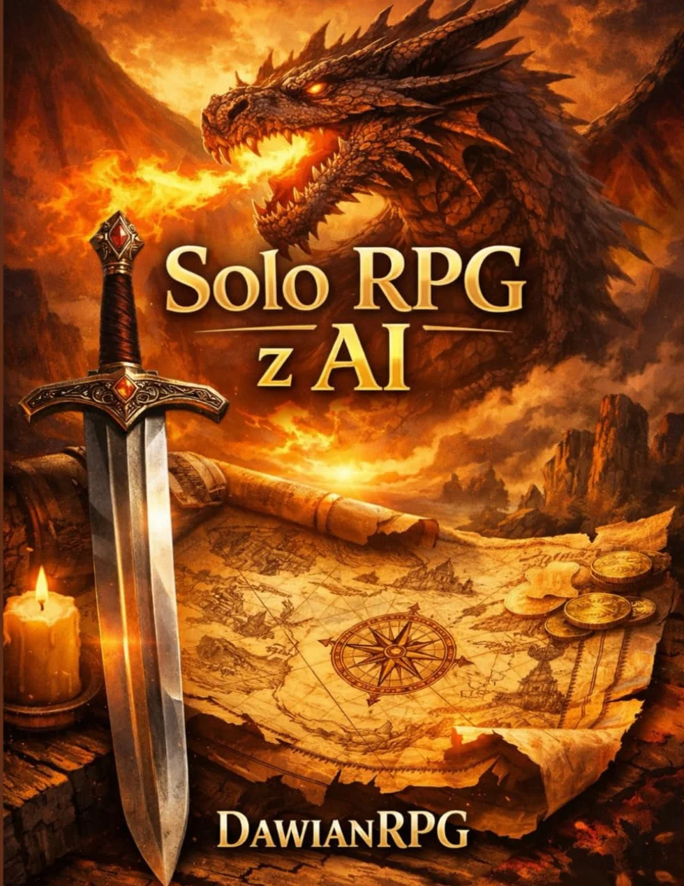 Solo RPG z AI: Twój osobisty Mistrz Gry 24/7. Dowiedz się, jak prowadzić sesje solo, używać promptów i tworzyć angażujące historie bez grupy.