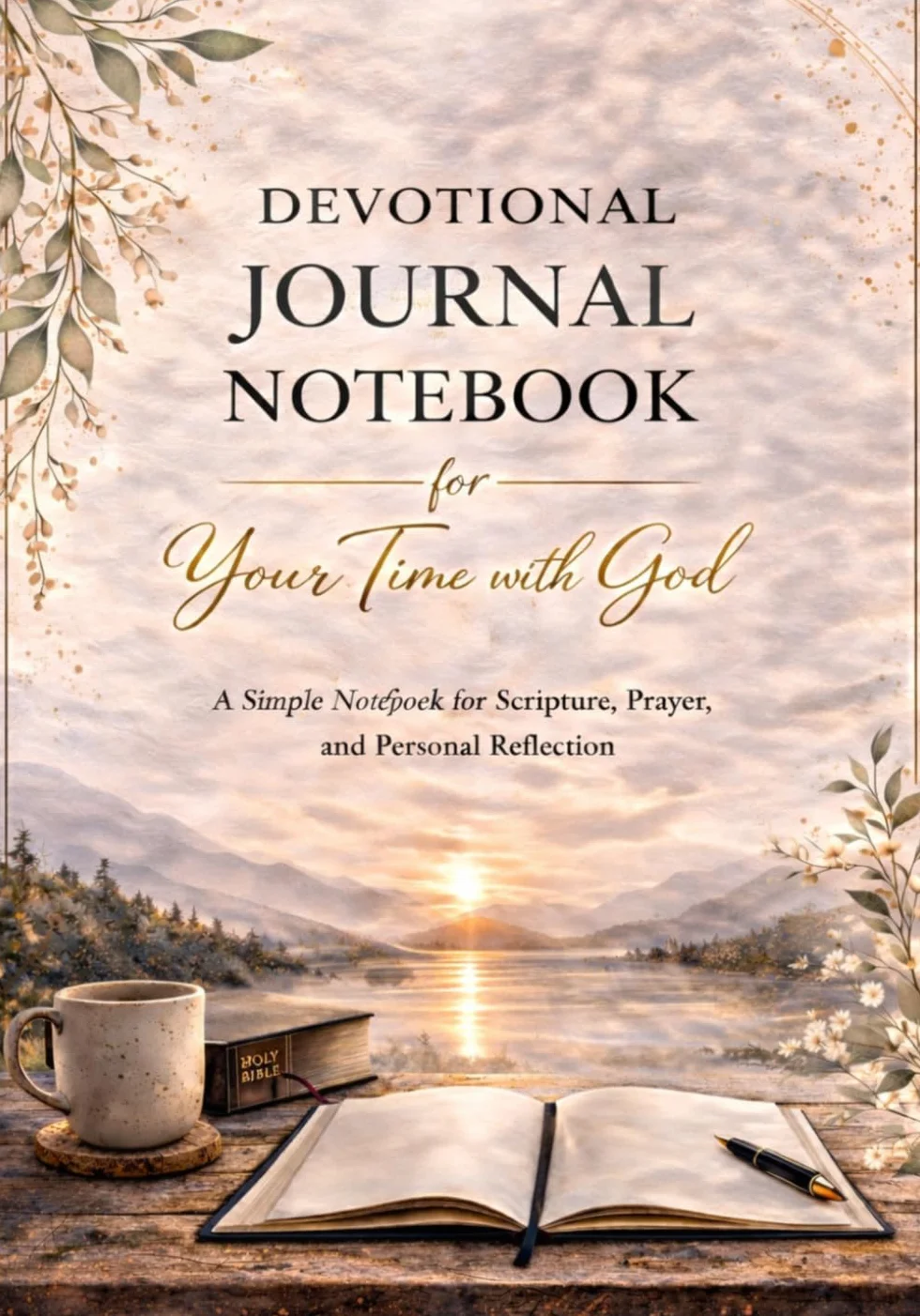 Devotional Journal Notebook for Scripture, Prayer, and Personal Reflection