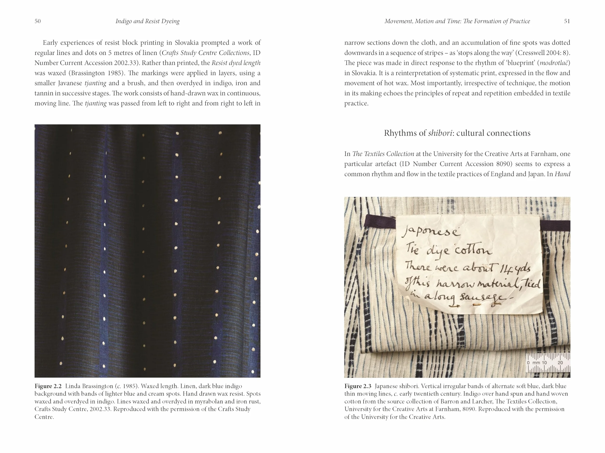 Indigo and Resist Dyeing: Performance, Metaphor and Materiality in Contemporary Cloth