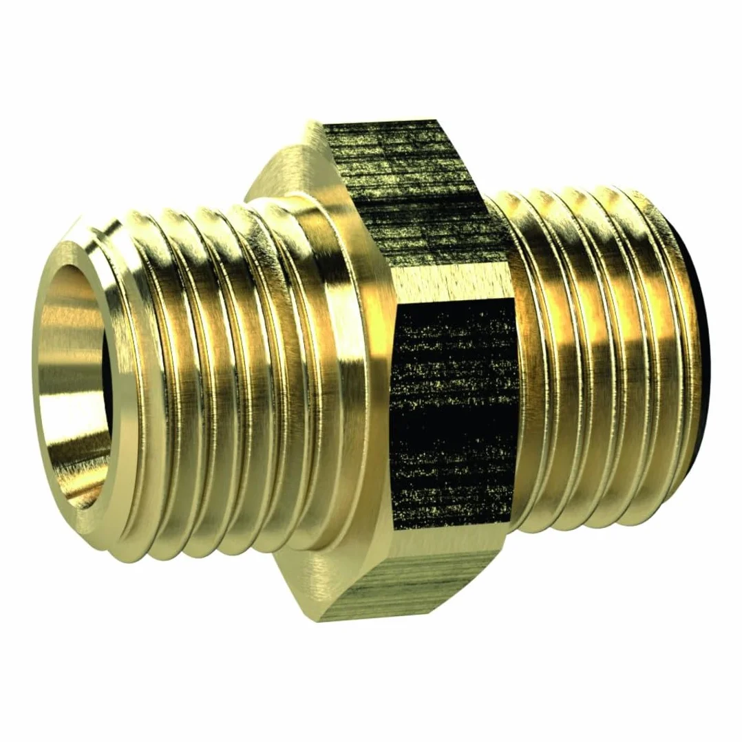 Złączka z podwójnym gwintem, gwint zewn. G1/4" x G1/4", rozmiar klucza 17mm