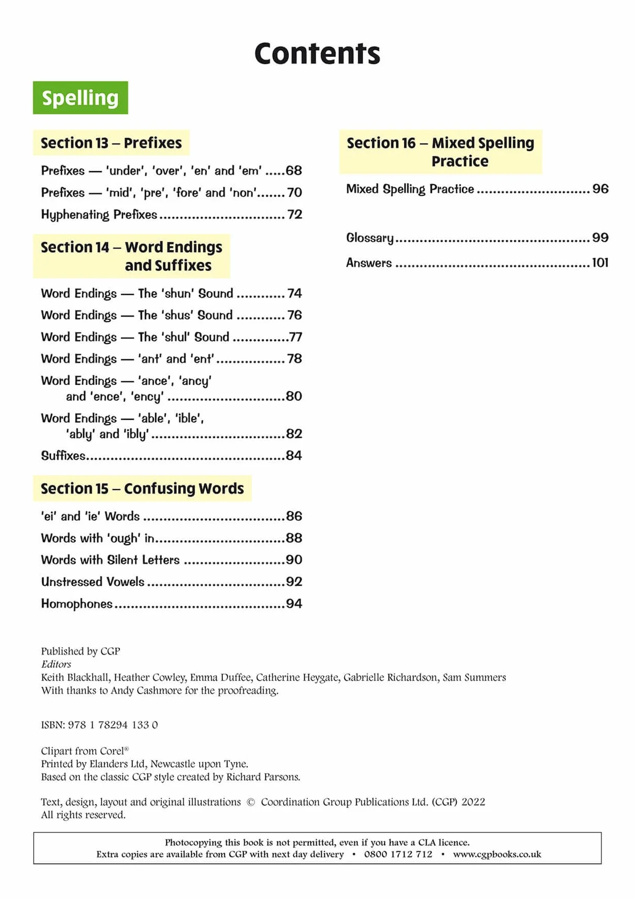 KS2 English Year 5 Grammar Punctuation Spelling Targeted Question Book with Answers
