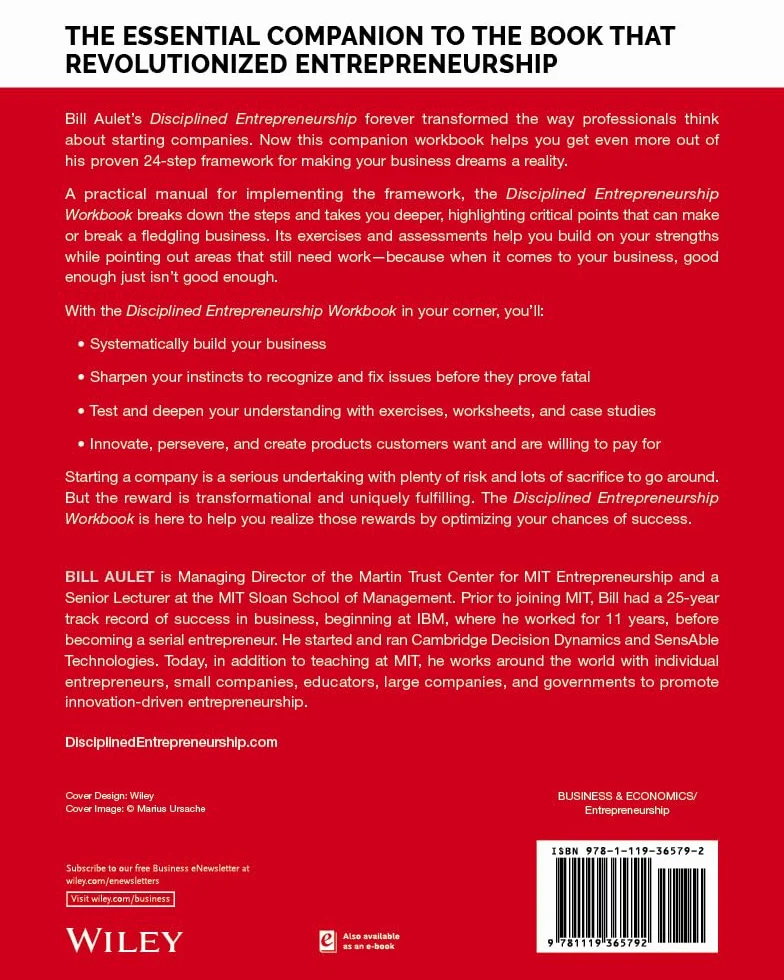 Disciplined Entrepreneurship Workbook