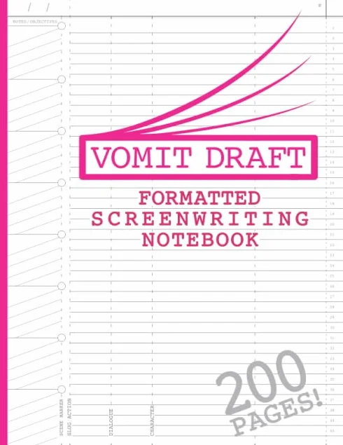Blank Screenwriting Notebook 200 Pages Pre-Formatted Script Templates 8.5" x 11" Journal for Writers