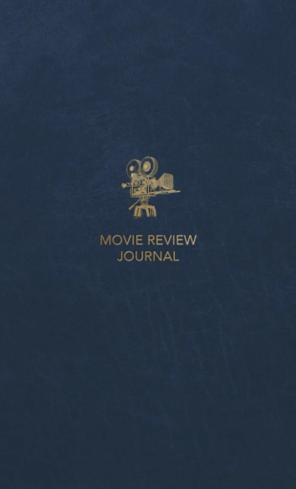 Movie Review Journal: A Critic's Notebook for Rating Film