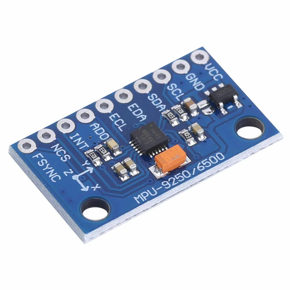 NIKOU MPU-9250 moduł żyroskopowy, 9-osiowy-16-bitowy czujnik przyspieszenia 3~5V