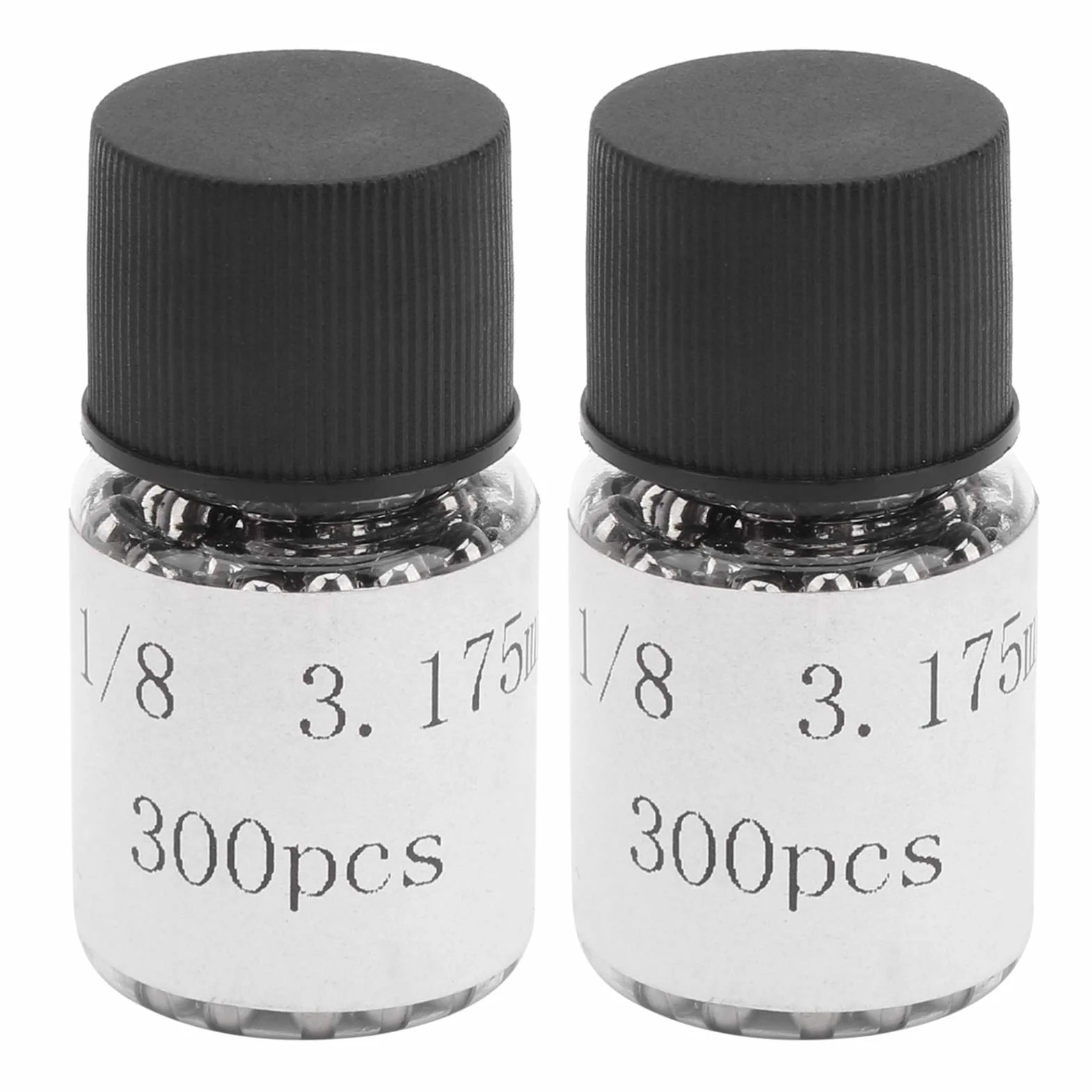 Kulka stalowa, 300 sztuk/butelka 1/8 cala, średnica 304 ze stali nierdzewnej o wysokiej polerowanej powierzchni, precyzyjne stalowe kulki łożyskowe do chemikaliów, lotnictwa, do sprzętu z