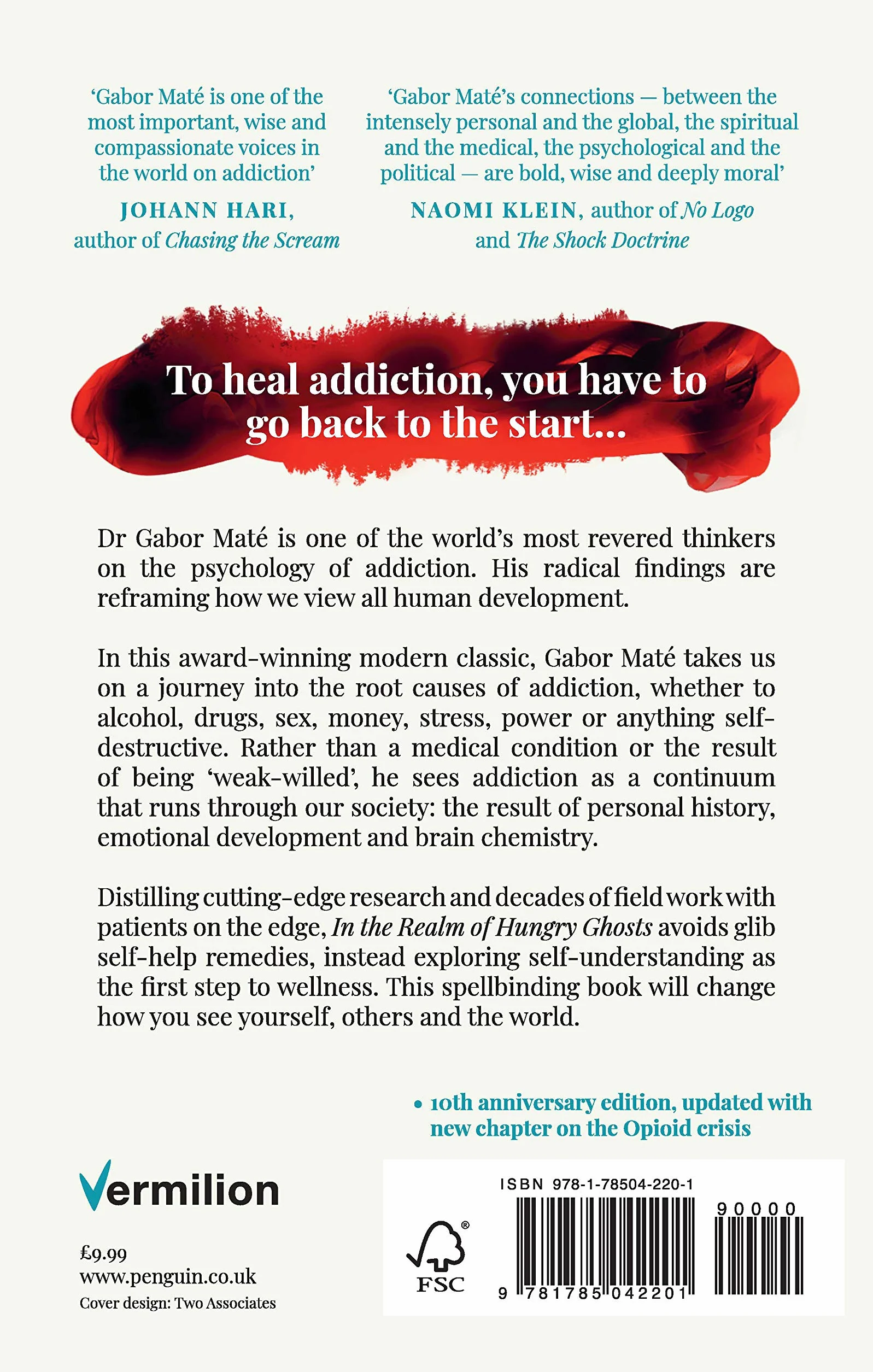 In the Realm of Hungry Ghosts: The award-winning guide to the causes of addiction – and how to heal it