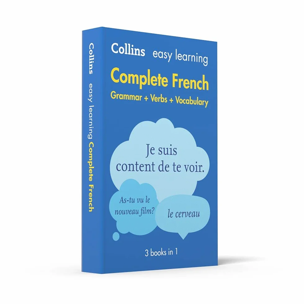 Easy Learning French Complete Grammar Verbs and Vocabulary 3 Books in 1