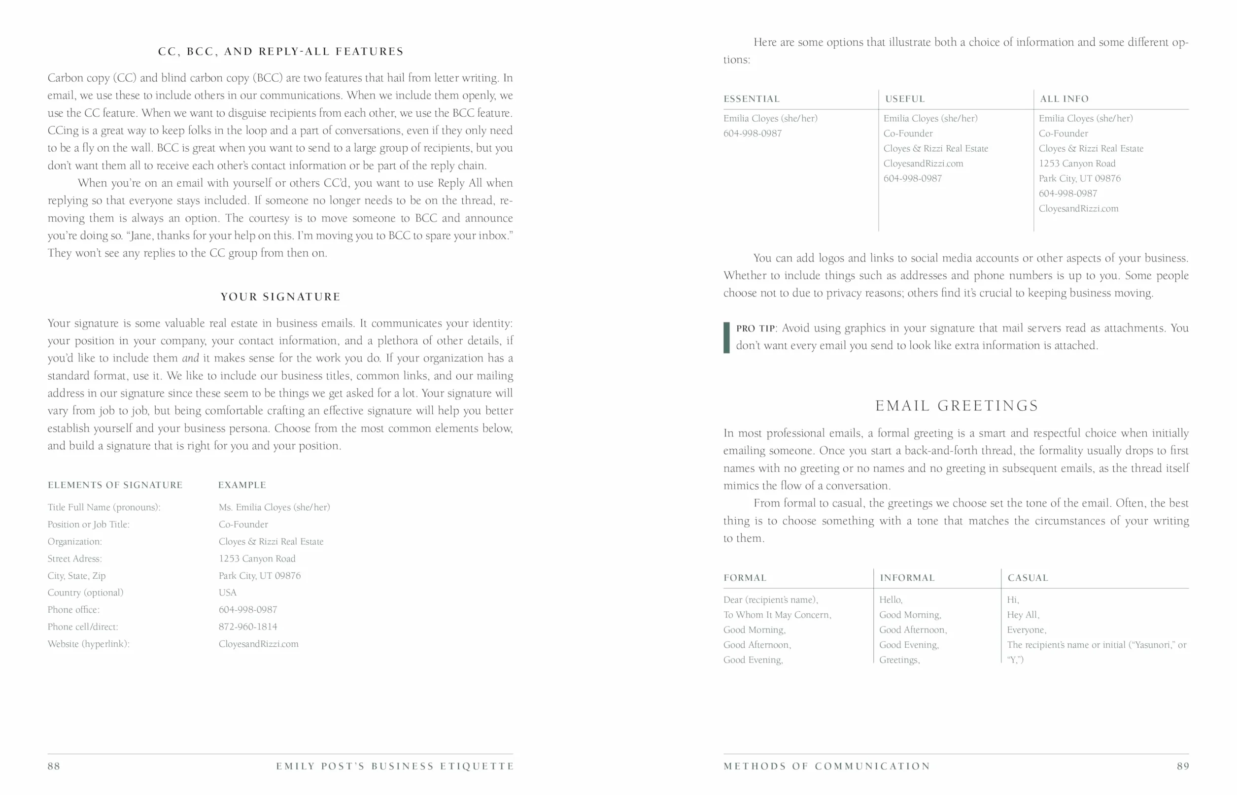 Emily Post's Business Etiquette
