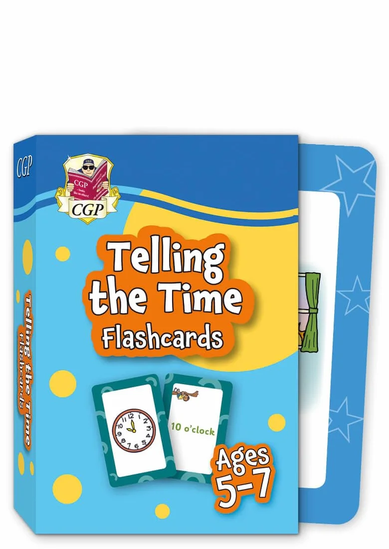 Telling the Time Flashcards for Ages 5-7