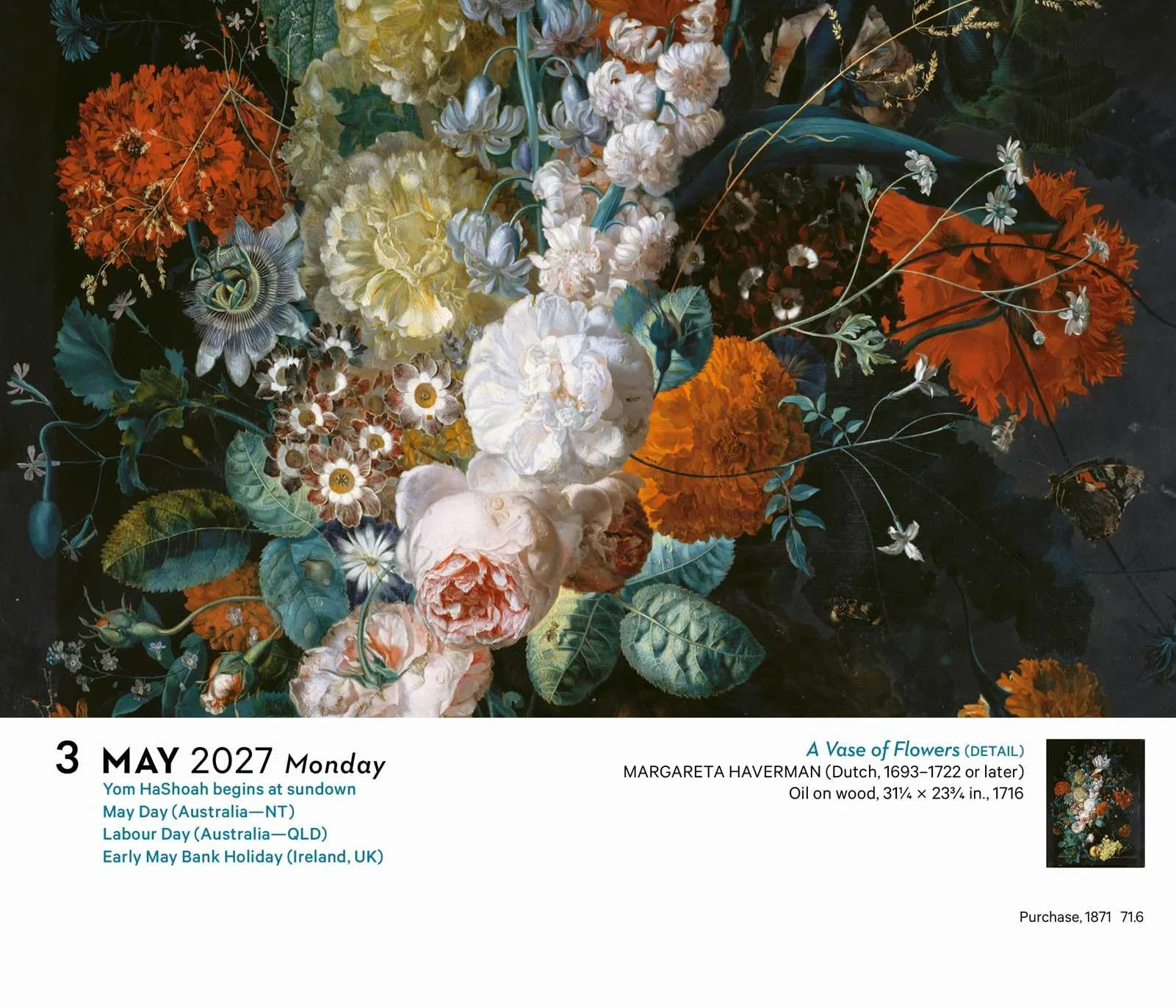 Art: 365 Days of Masterpieces 2027 Day-to-Day Calendar