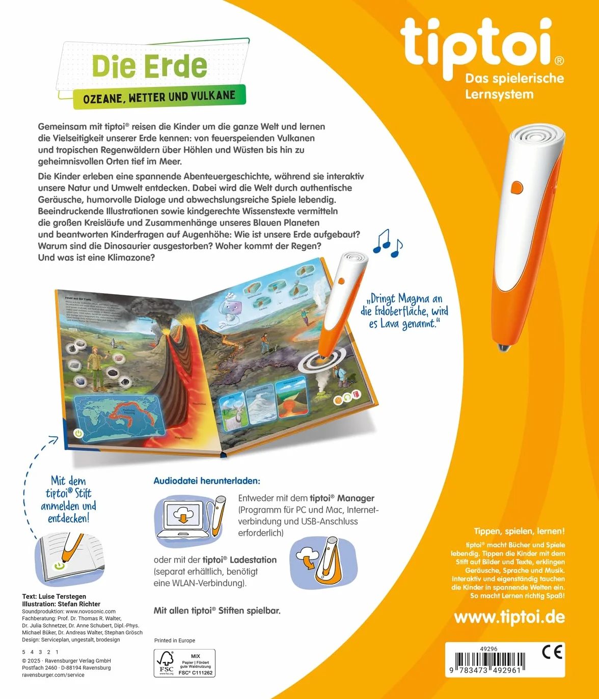 tiptoi® Die Erde Ozeane Wetter und Vulkane
