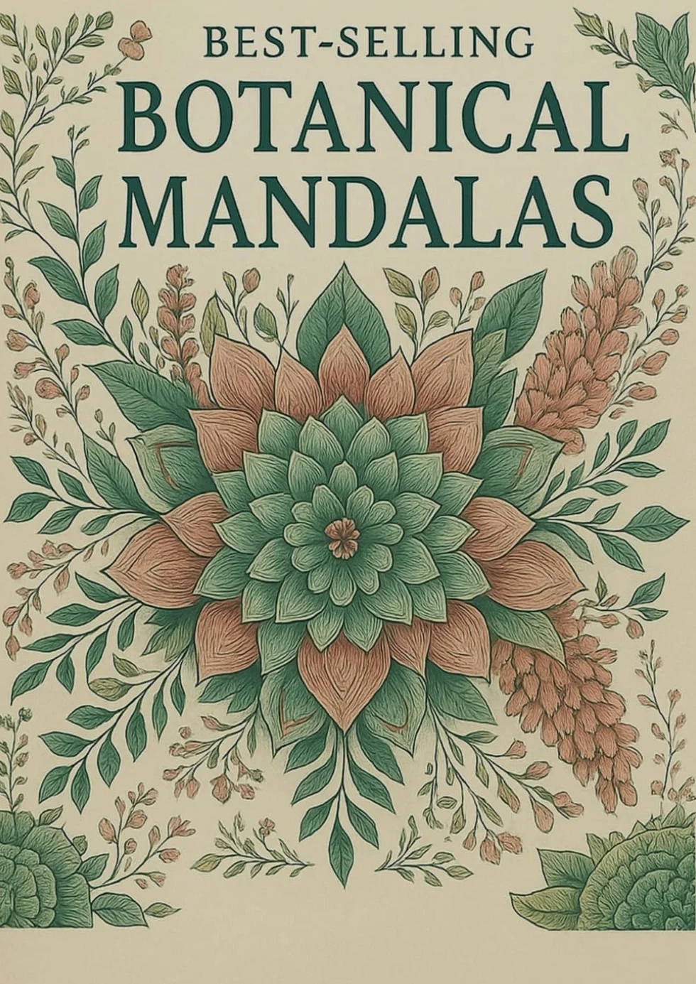 Botanical Mandalas: A Coloring Journey Through Nature and Calm