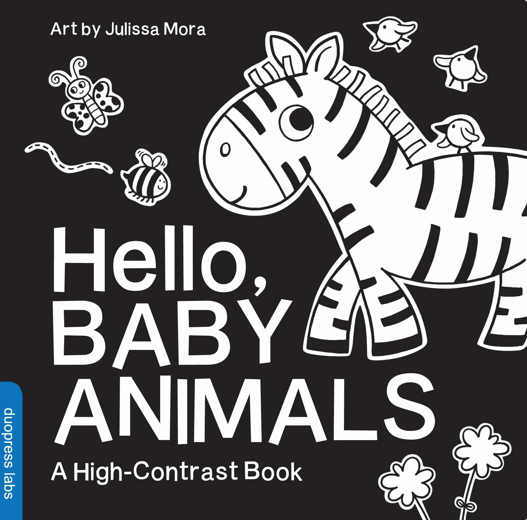 Hello, Baby Animals: High-Contrast Black-and-White Board Book for Newborns
