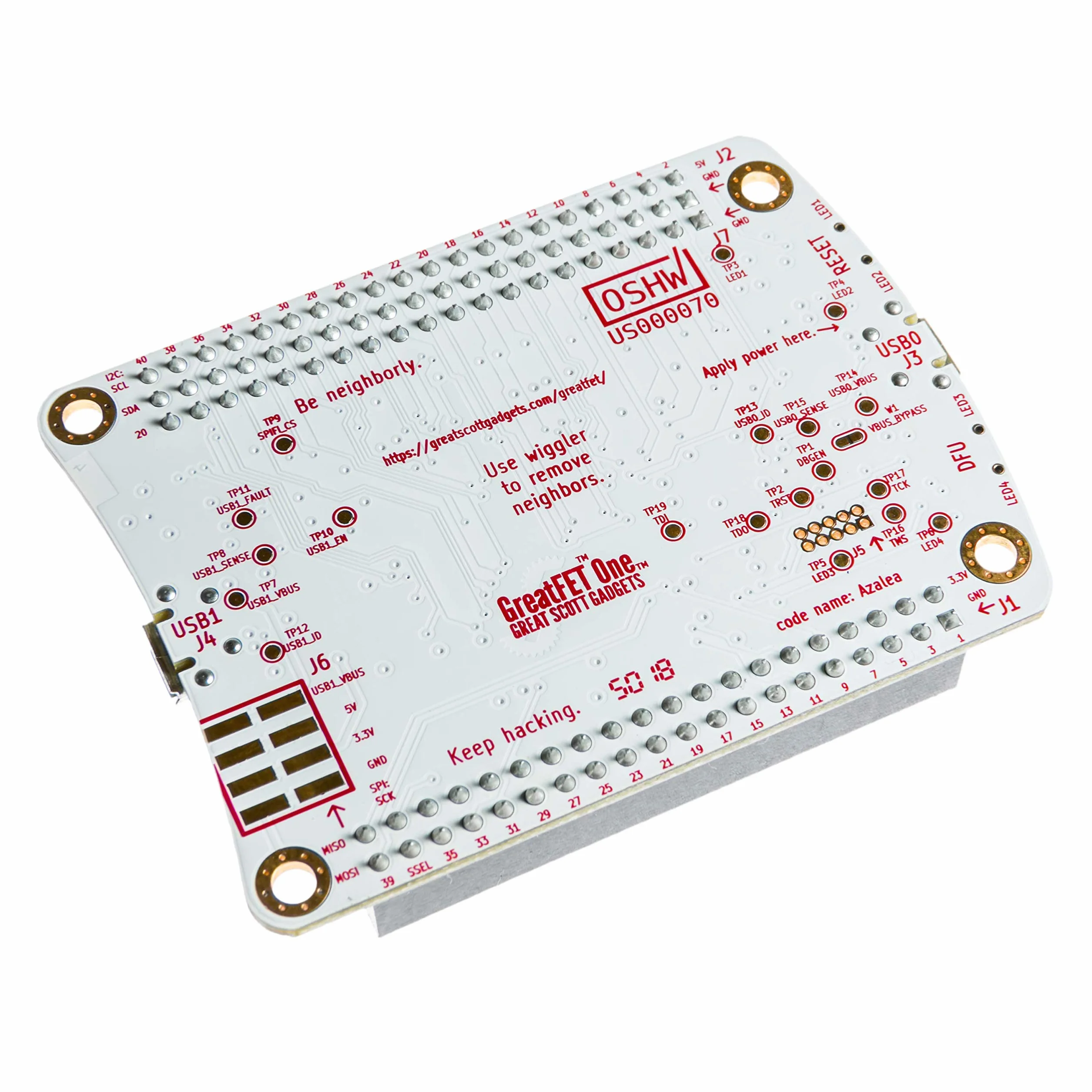 NooElec Great Scott Gadgets GreatFET One Bundle - Hi-Speed USB Peripheral, analizator logiki, debugger i płytka rozwojowa. Otwarty sprzęt. Zawiera GreatFET One, Wiggler, kabel i 120 przewodów