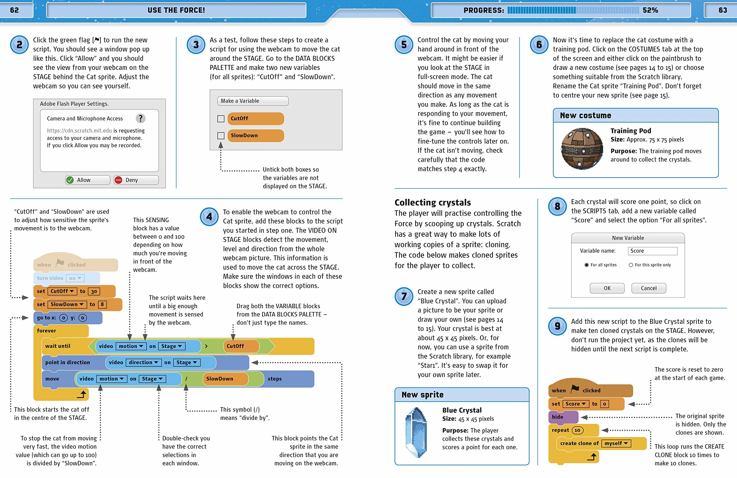 Star Wars Coding Projects: Step-by-Step Visual Guide to Animations, Games & Simulations