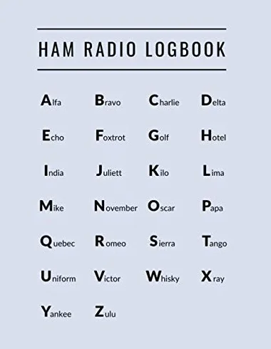 Amateur Radio Logbook for Ham Radio Operators with Extra Space for Comments