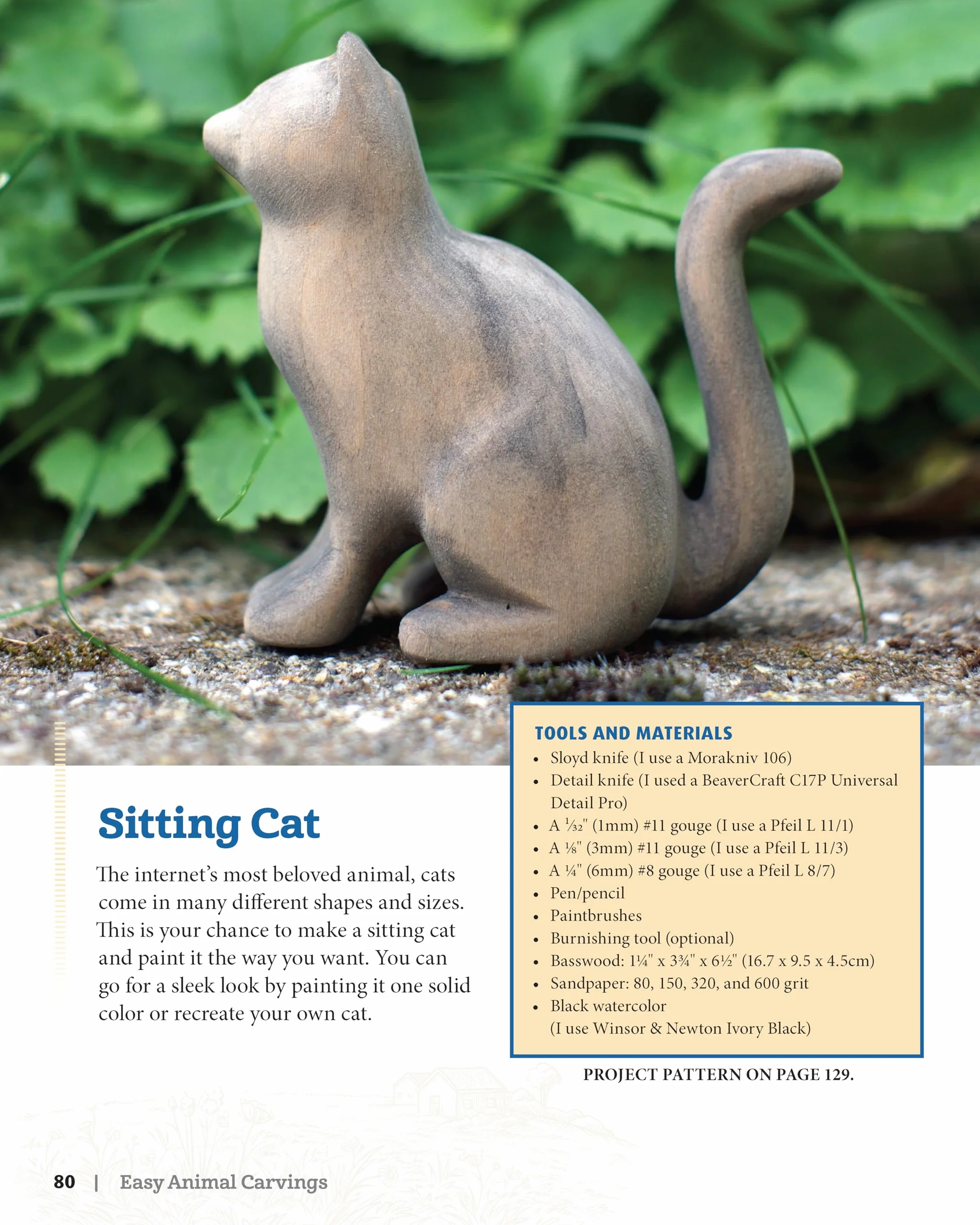 Easy Animal Carvings: Step-By-Step Wolves, Whales, Birds, Bears