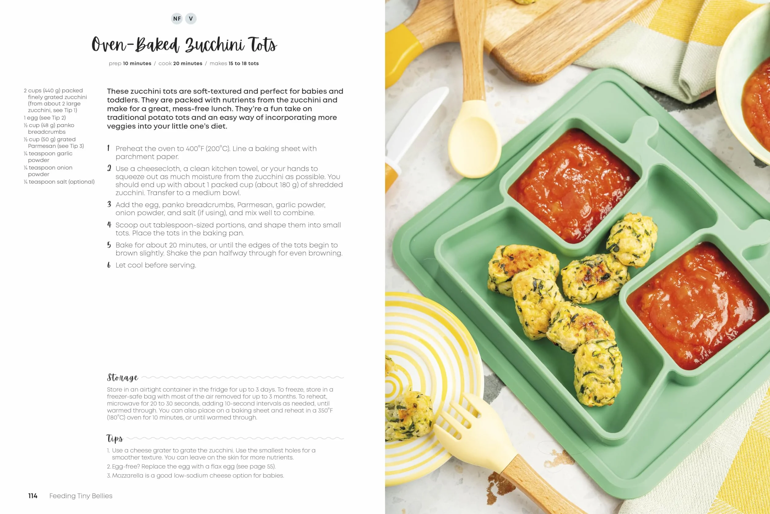 Feeding Tiny Bellies: Over 100 Baby-Led Weaning, Toddler, and Family Recipes: A Cookbook