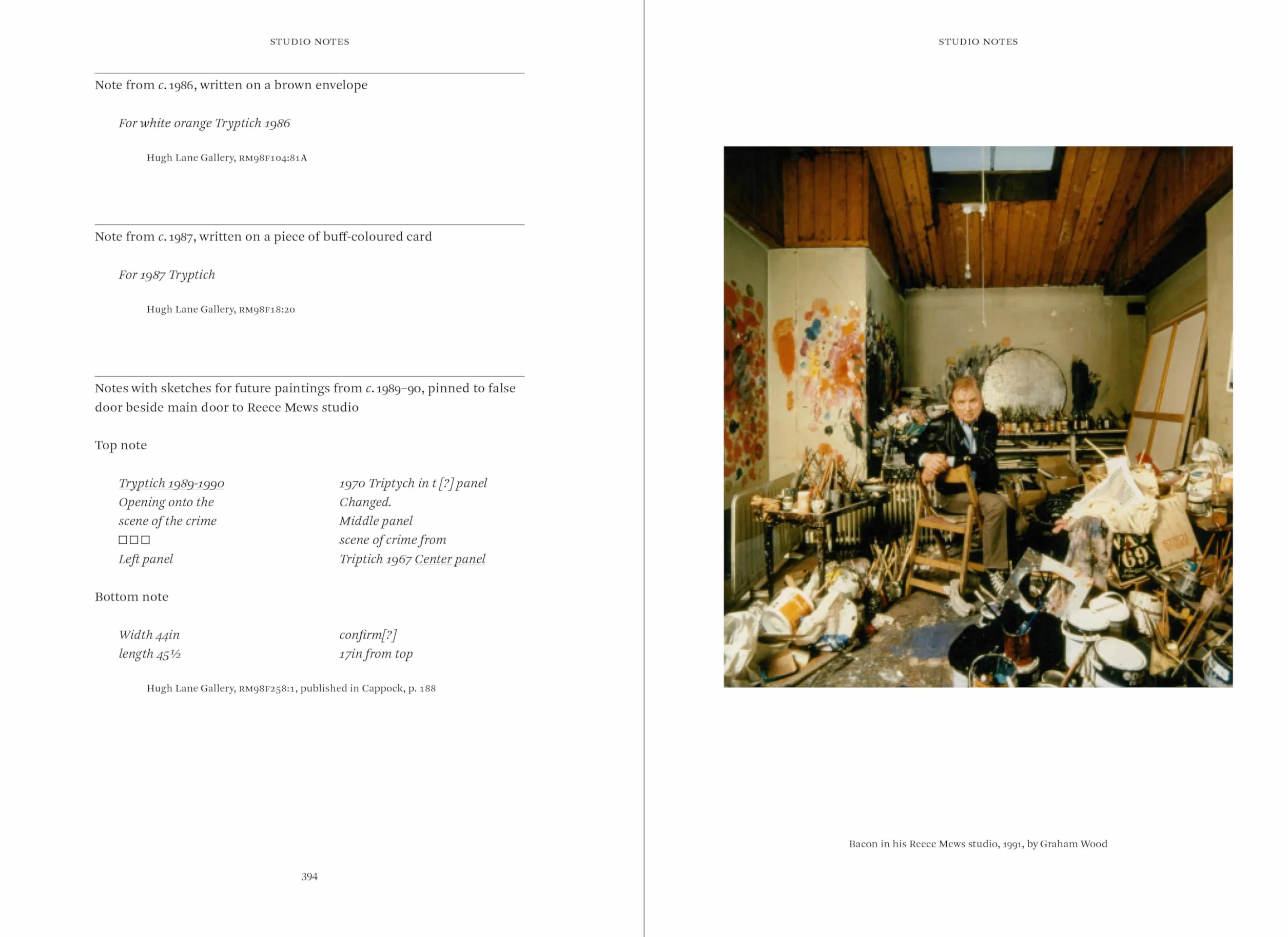 Francis Bacon: A Self-Portrait in Words /anglais